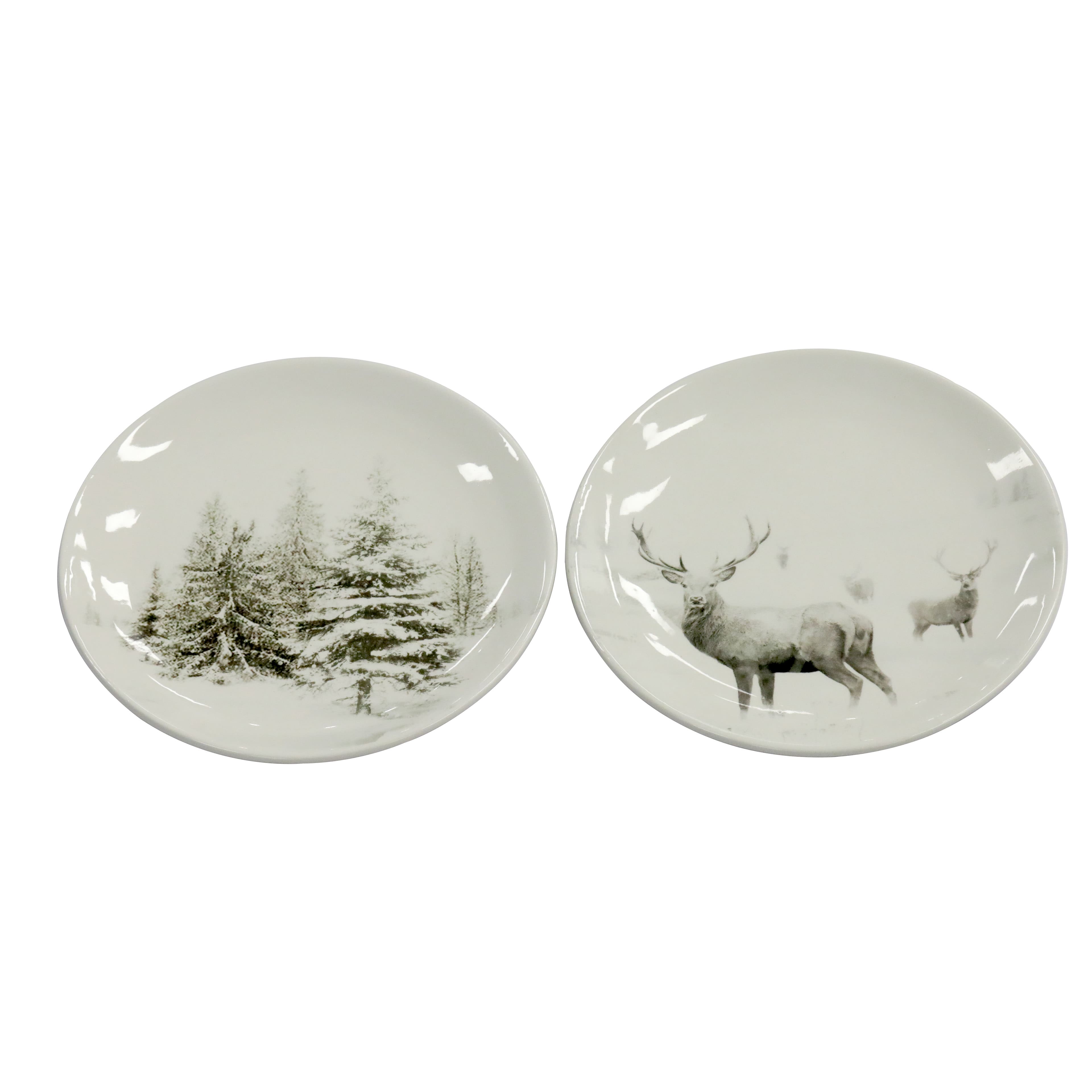 Assorted 8.5&#x22; Winter Scene Plate by Ashland&#xAE;, 1pc.