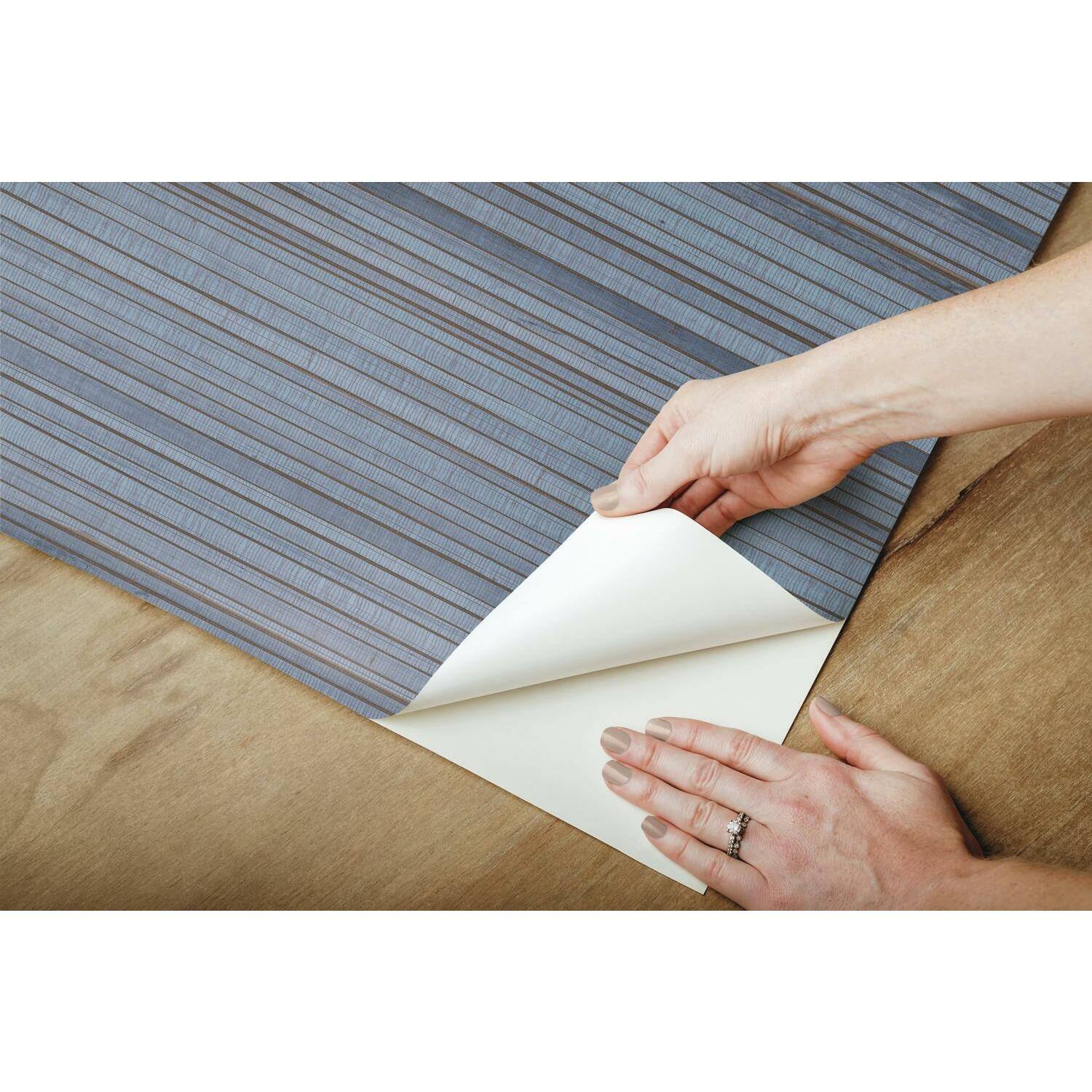 RoomMates Faux Bamboo Grasscloth Peel & Stick Wallpaper