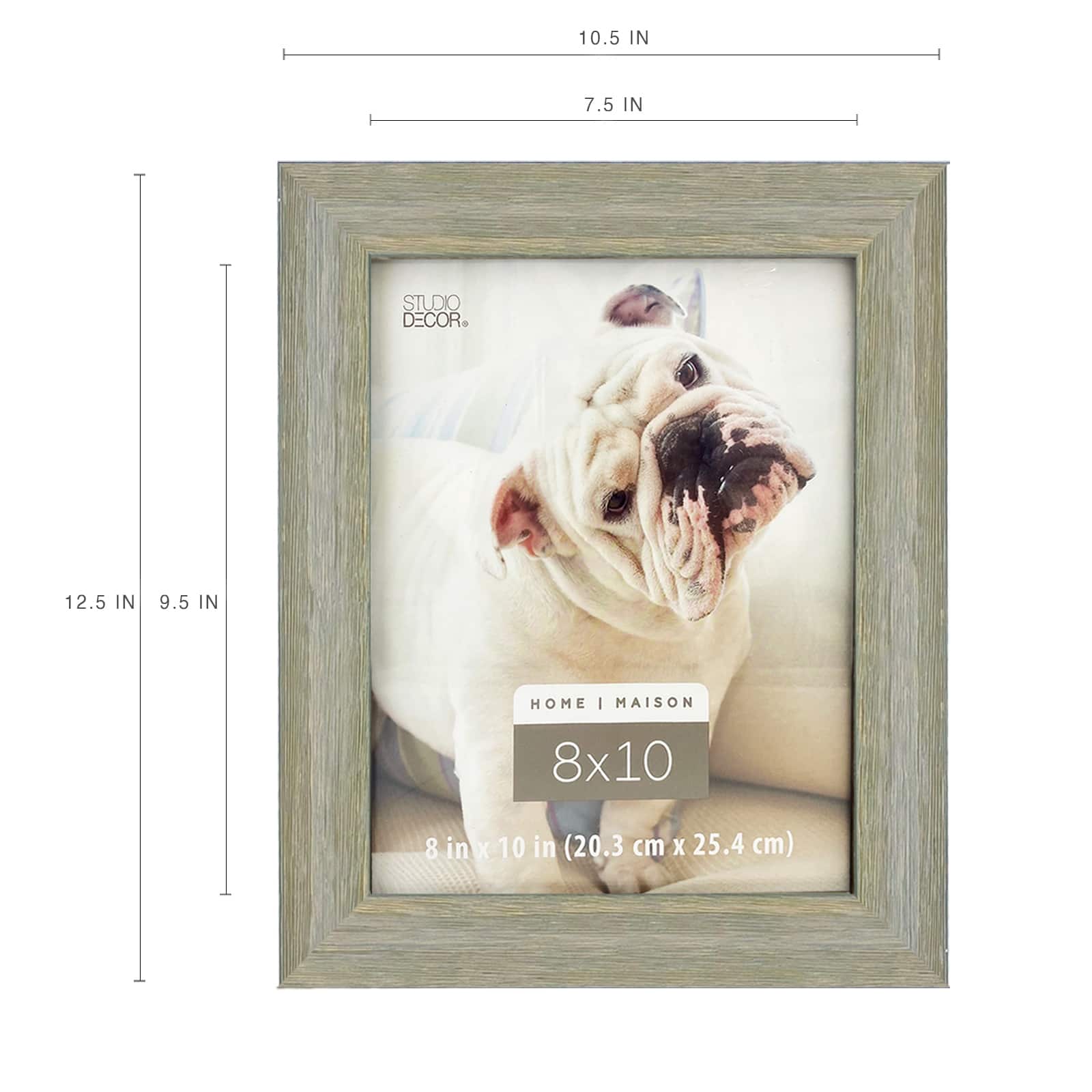 Home Distressed Grey Barnwood Frame by Studio Décor®