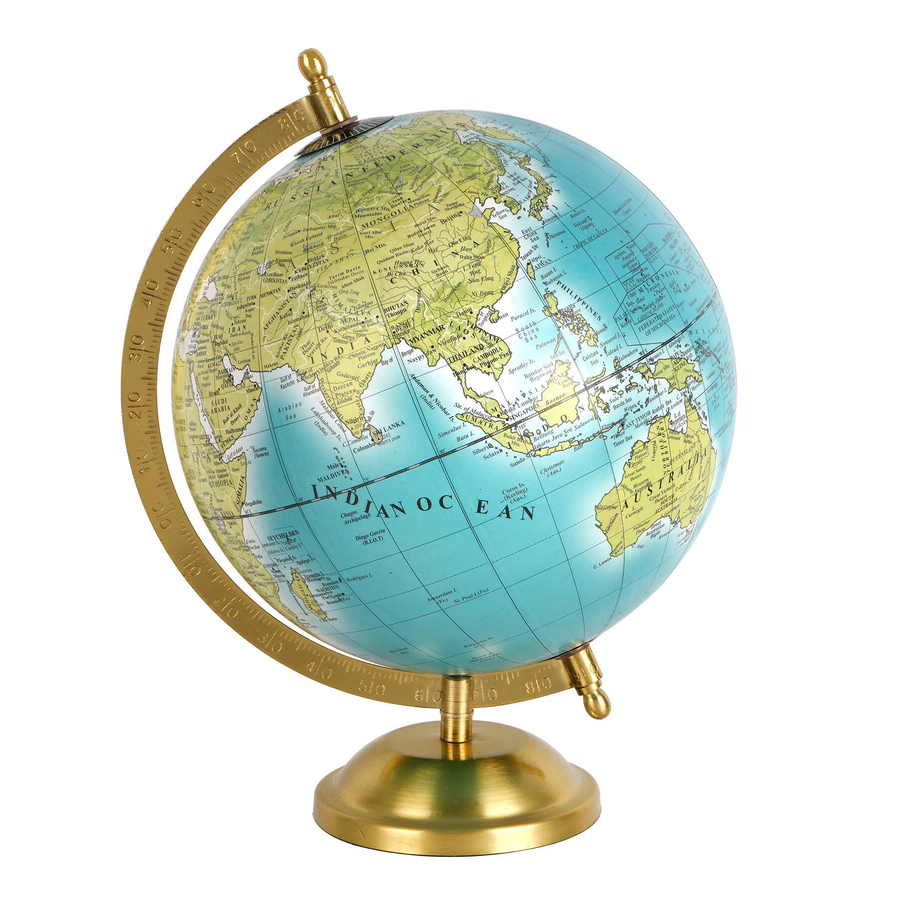 11.5" Blue Tabletop Globe by Ashland®