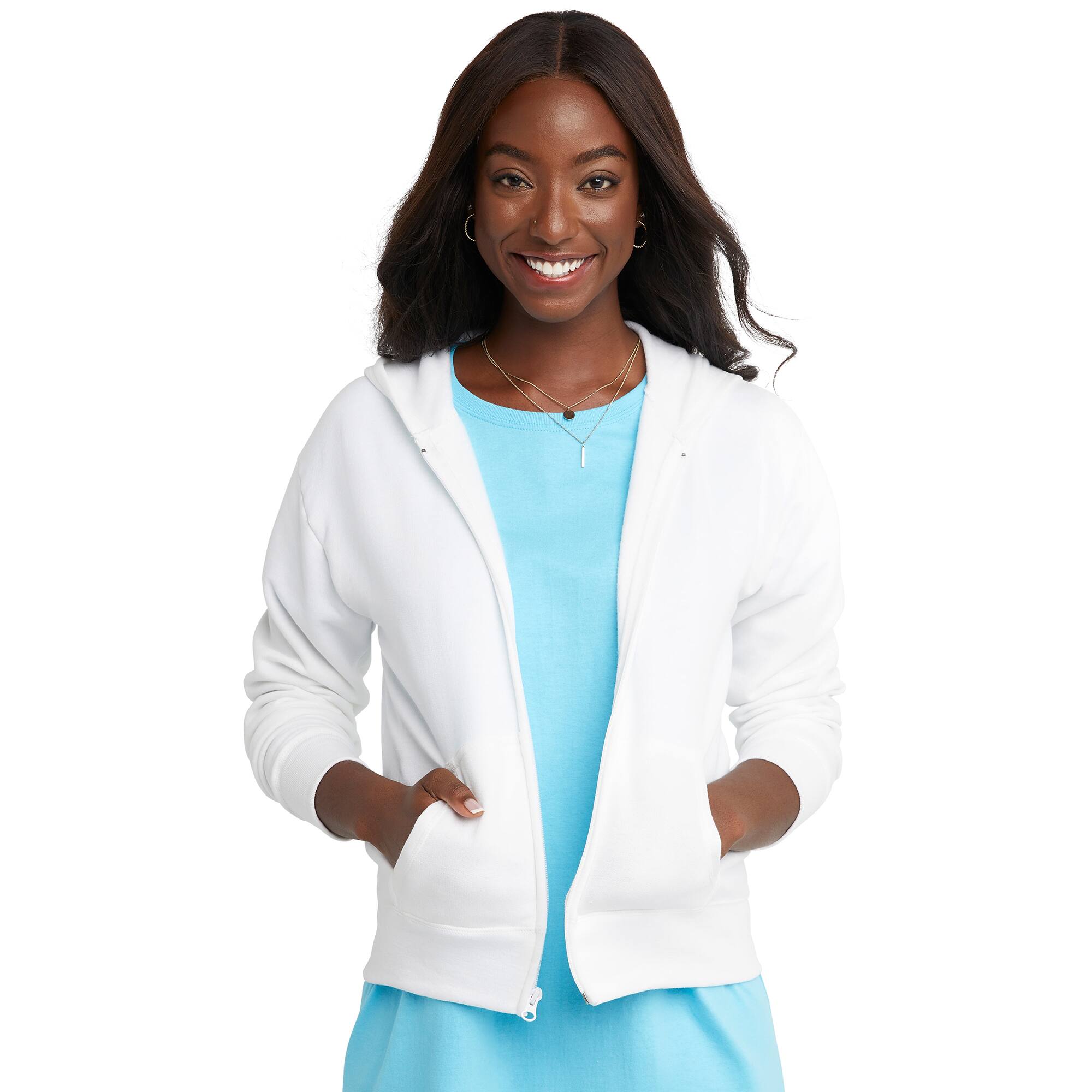 Hanes EcoSmart Full-Zip Women&#x27;s Hoodie