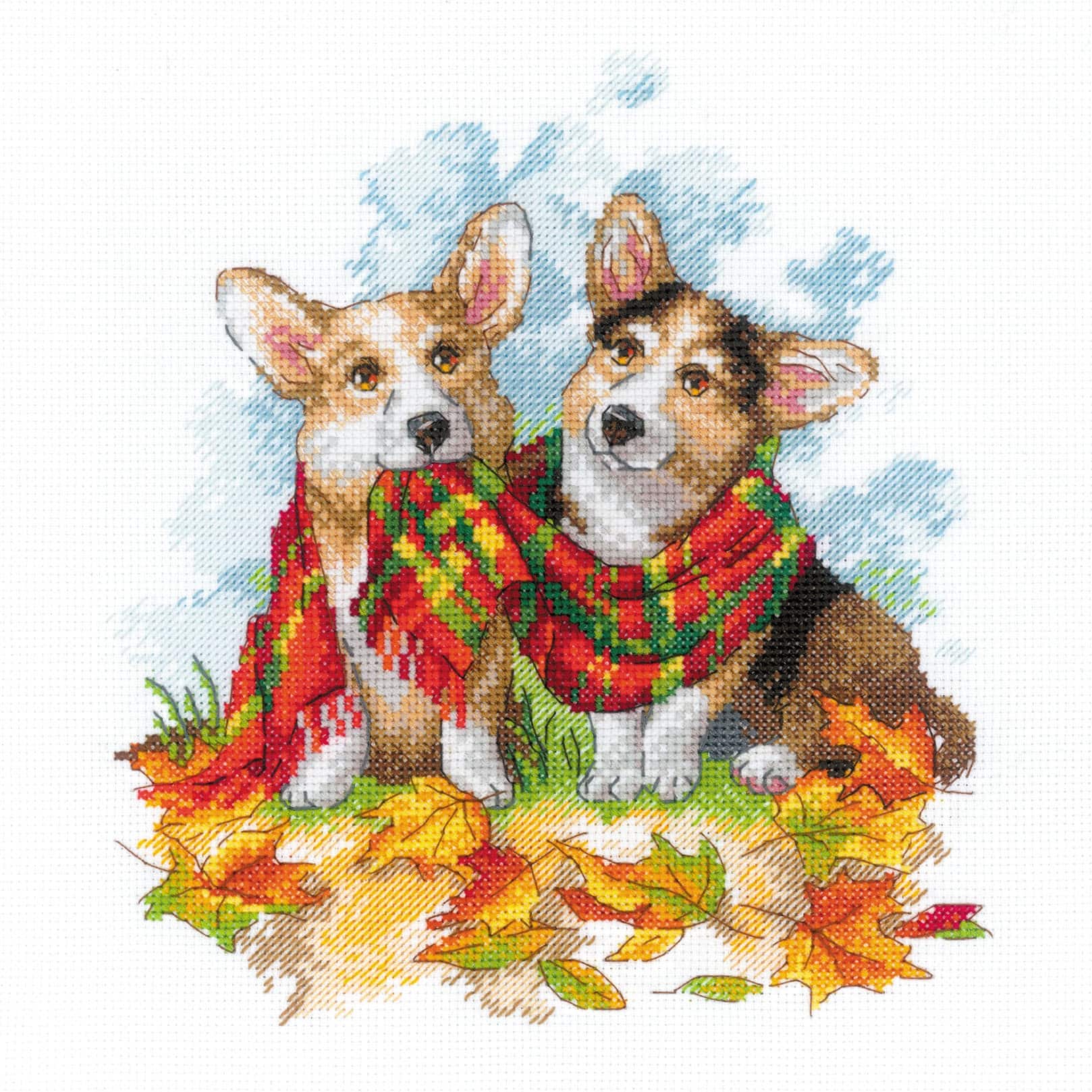 RIOLIS Cross-Stitch Kits - Orange & Brown Ready for Autumn Counted Cross-Stitch  Kit - Yahoo Shopping