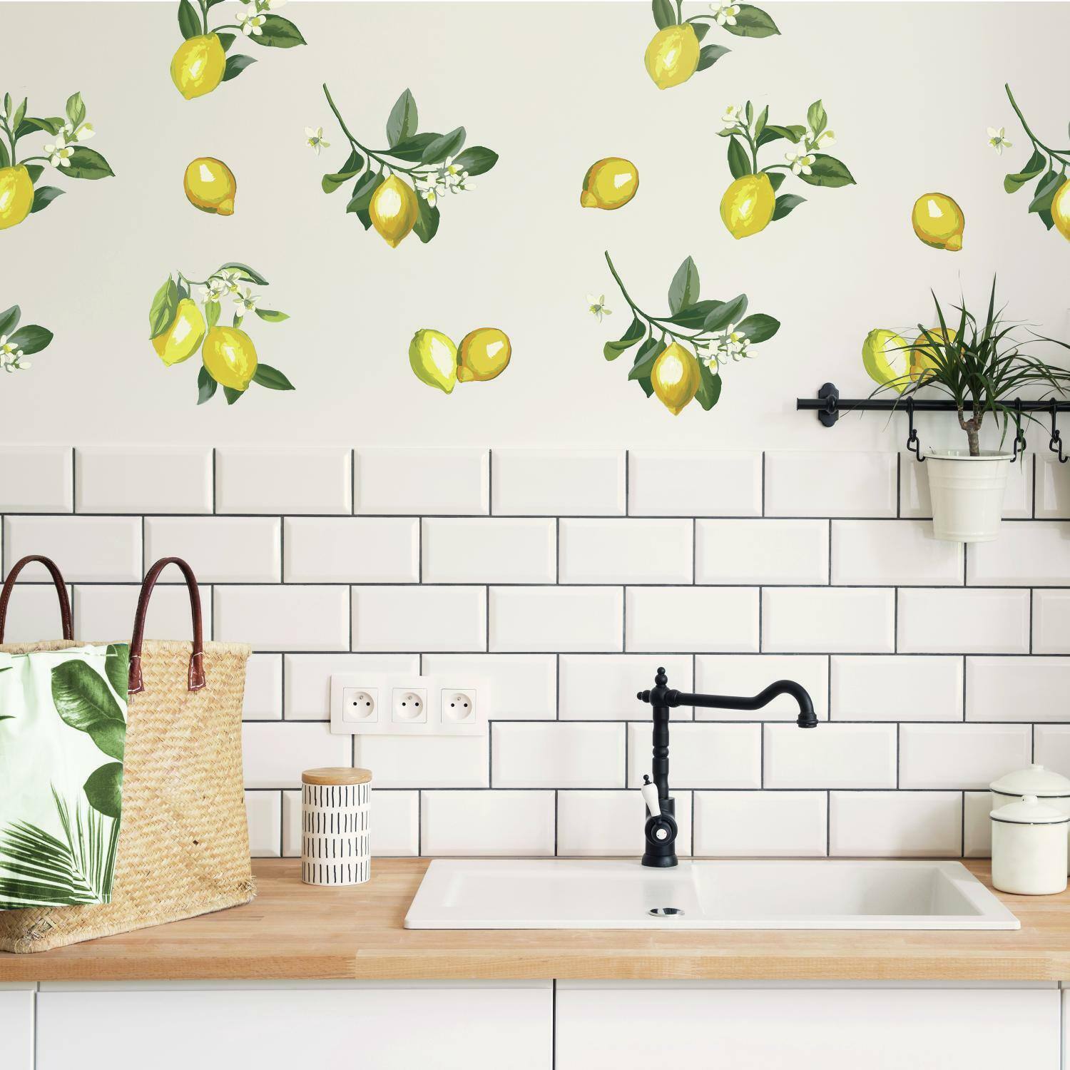 RoomMates Lemon Peel &#x26; Stick Wall Decals