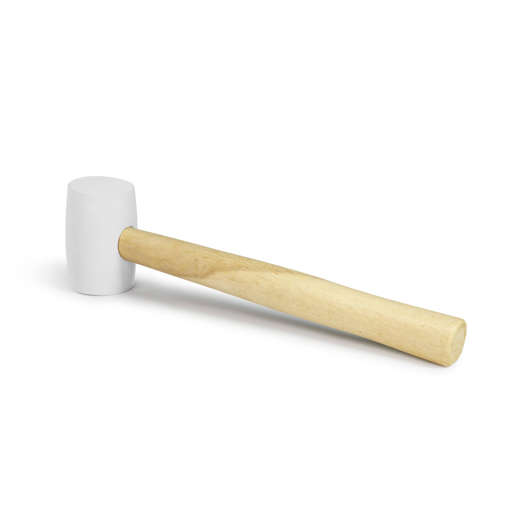 Dritz&#xAE; Home Rubber Mallet with Brown Wooden Handle