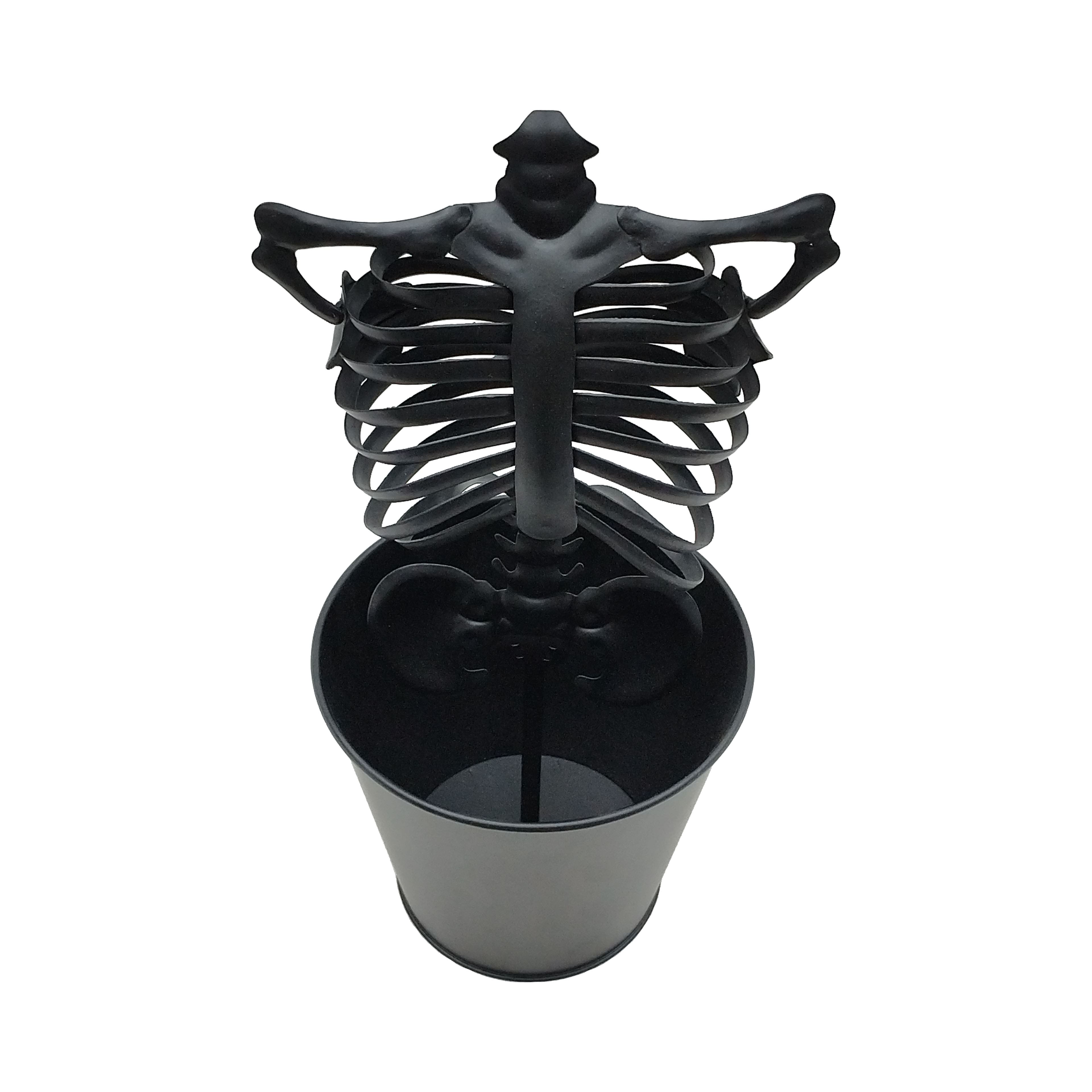 14.5&#x22; Black Metal Skeleton Planter by Ashland&#xAE;
