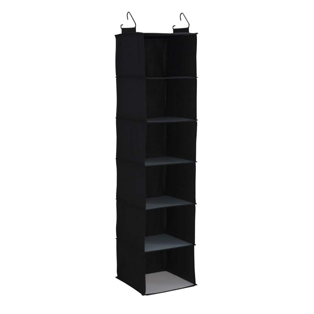 Household Essentials 6 Shelf Hanging Closet Organizer
