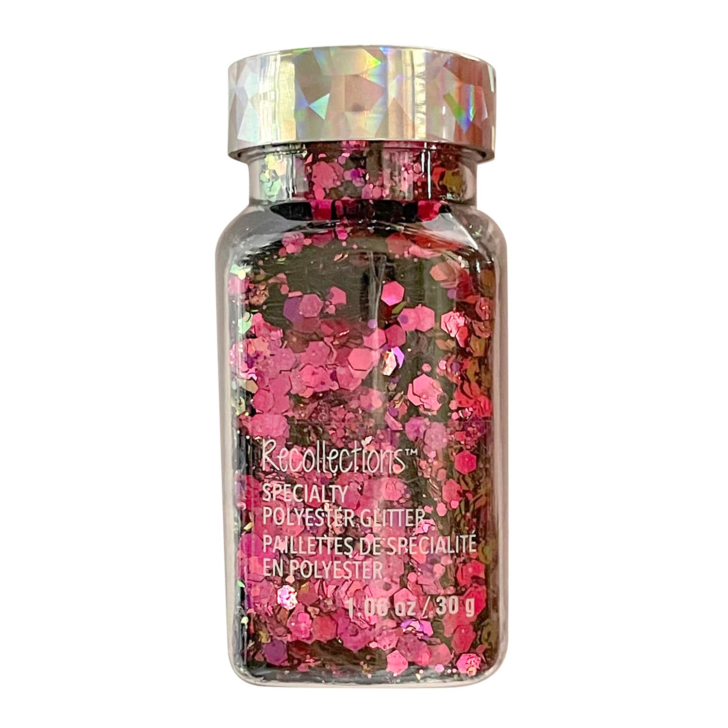 12 Pack: Color Shift Red & Fuchsia Polyester Glitter Mix by Recollections™
