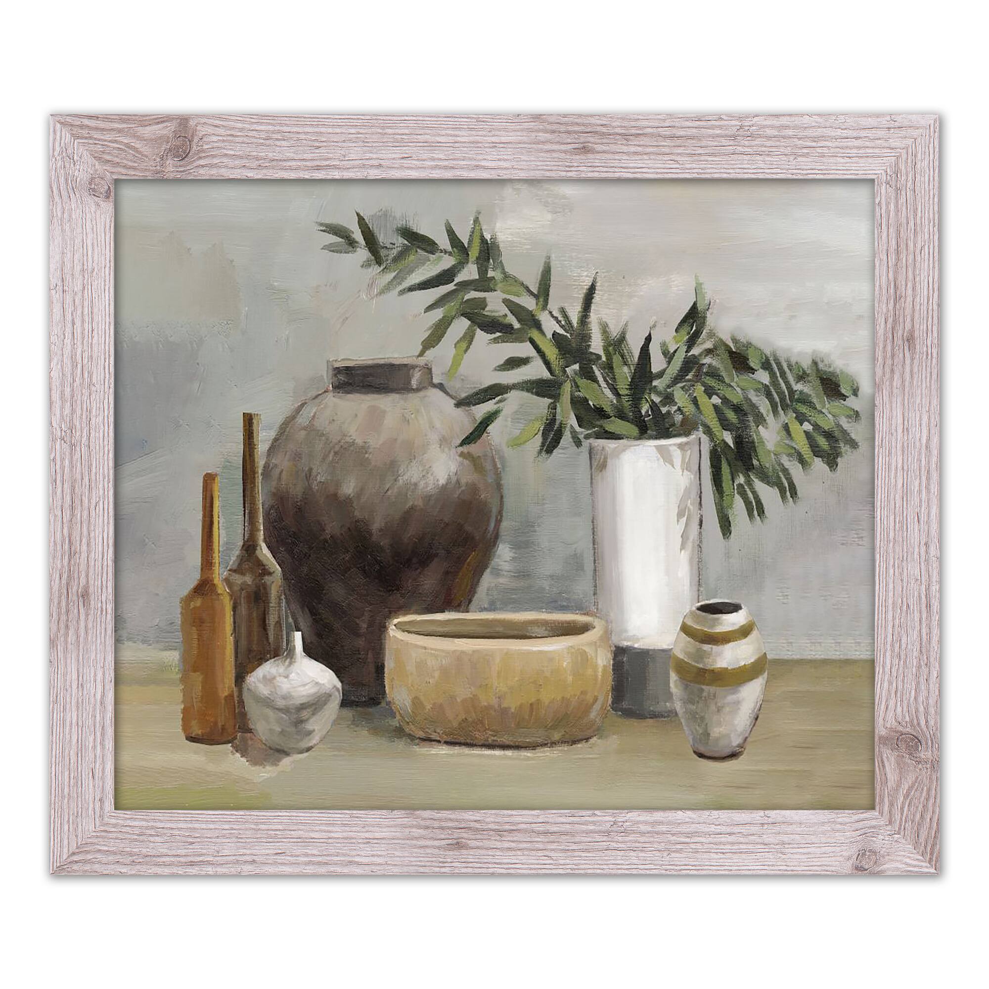 Warm Blues Still Western Framed Print