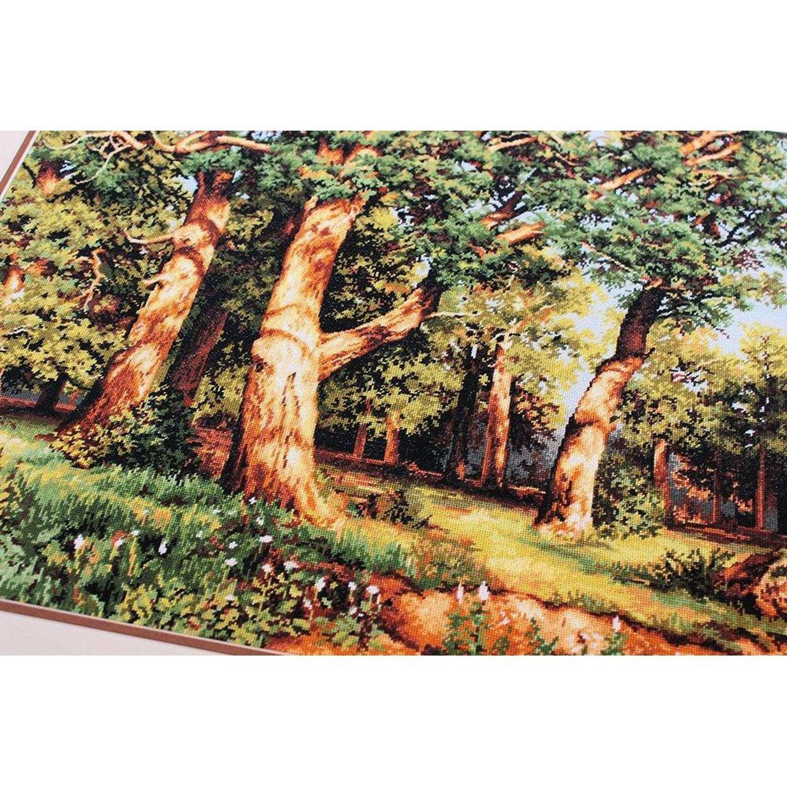 Luca-s The Oak Grove Counted Cross Stitch Kit