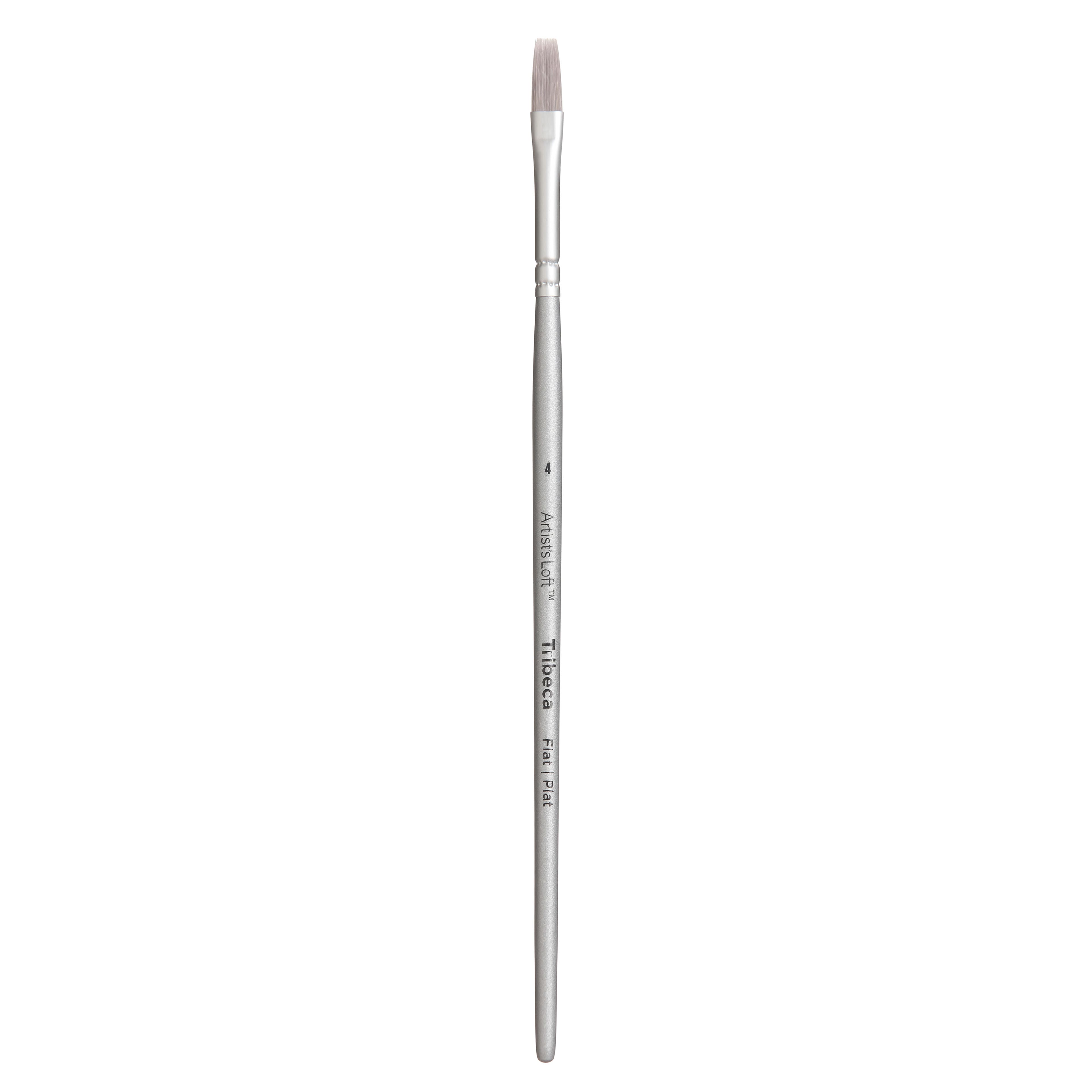 Tribeca Synthetic Short Handle Flat Brush by Artist&#x27;s Loft&#x2122;