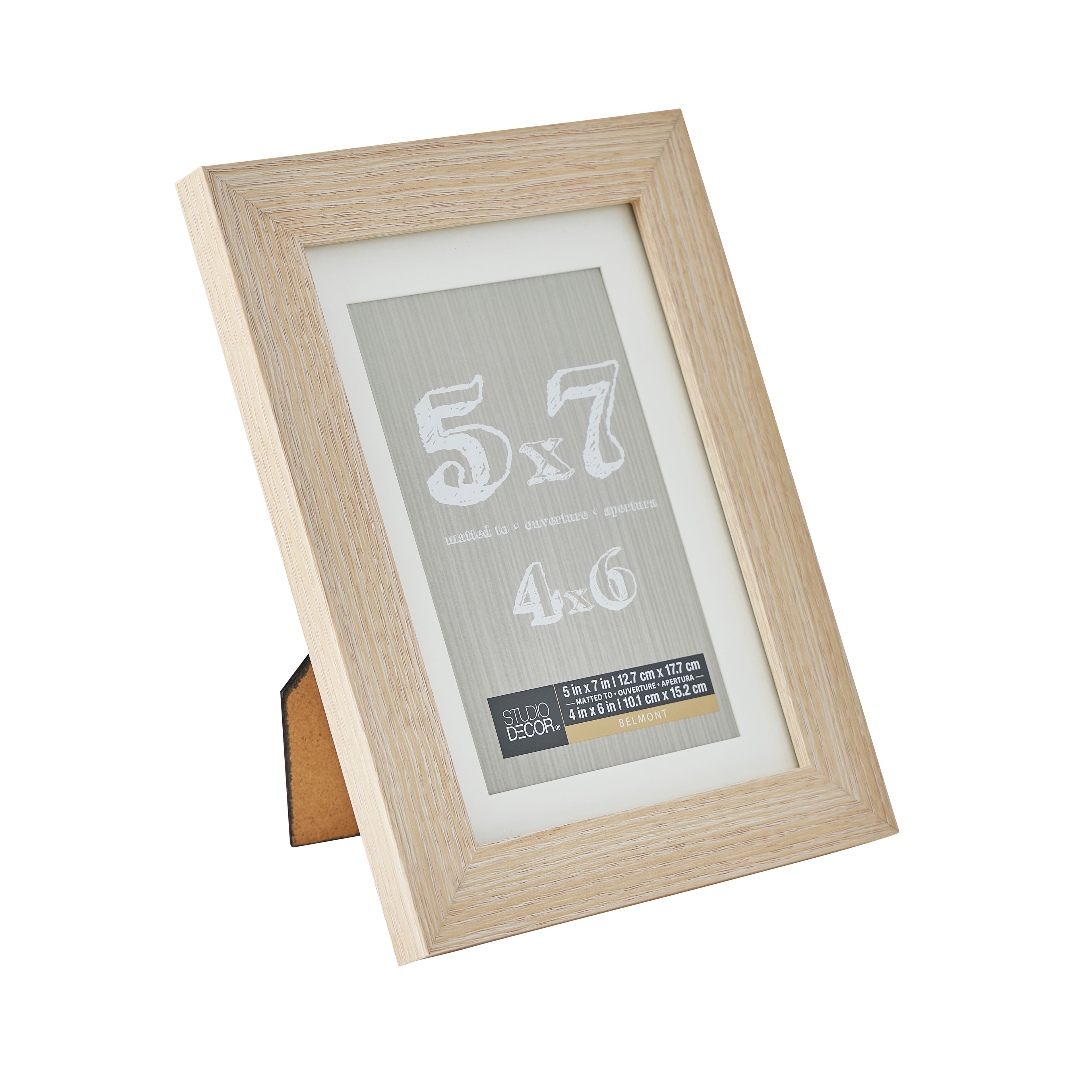 Blonde Belmont Frame with Mat by Studio Décor®