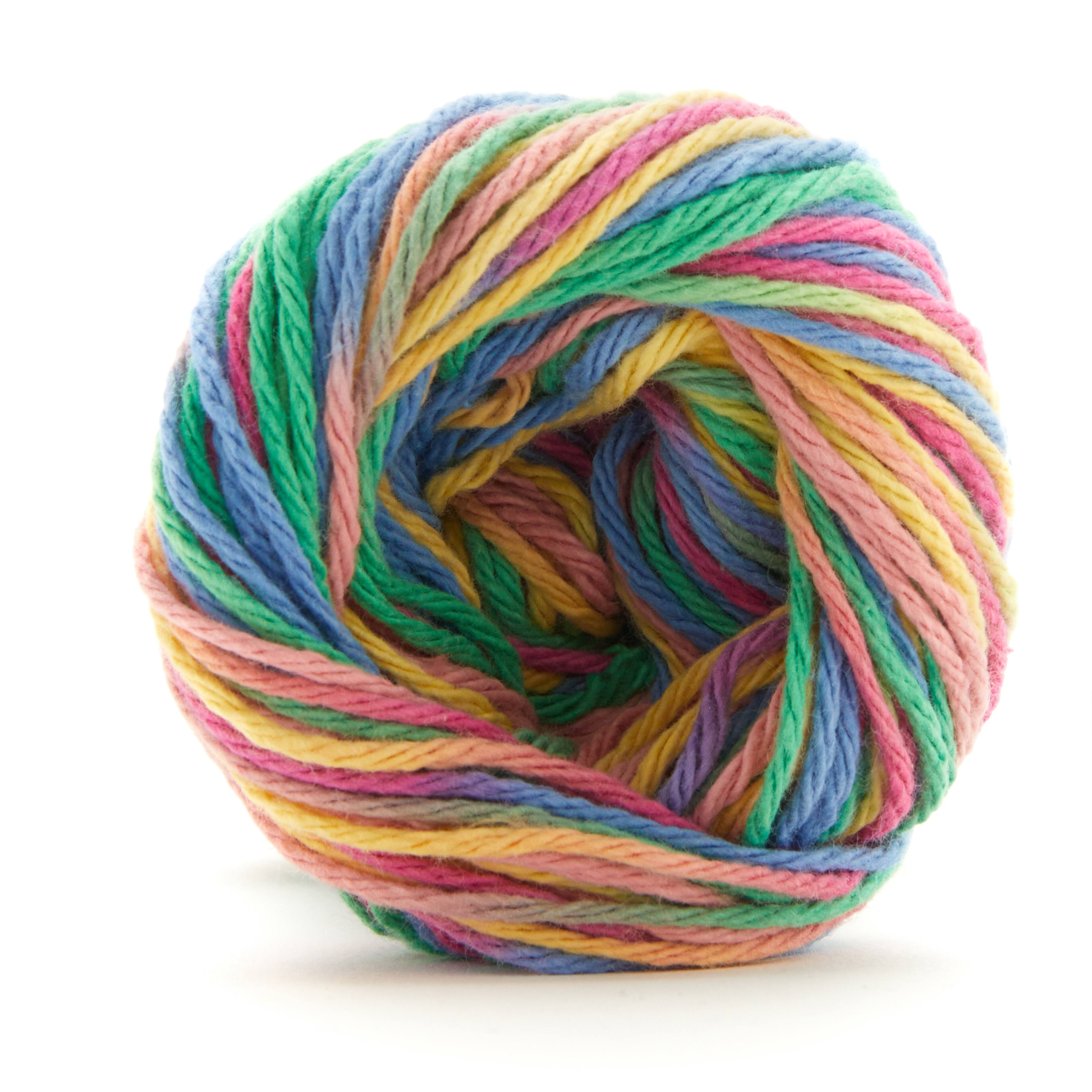 Capri Eco Cotton™ Multicolor Yarn by Loops & Threads® Basic Yarn