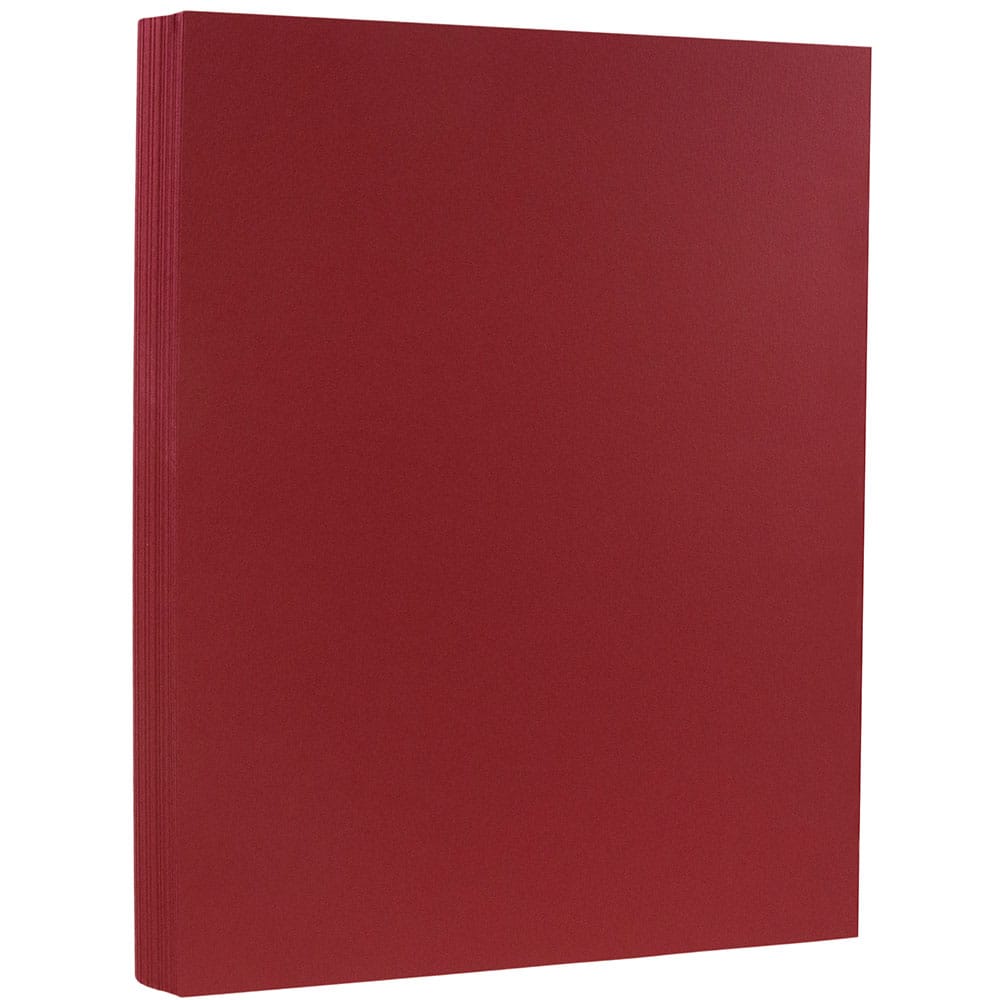  Candy Apple Red Cardstock Paper - 8.5 X 11 Inch Premium  Matte 100 LB Cover - 25 Sheets From Cardstock Warehouse