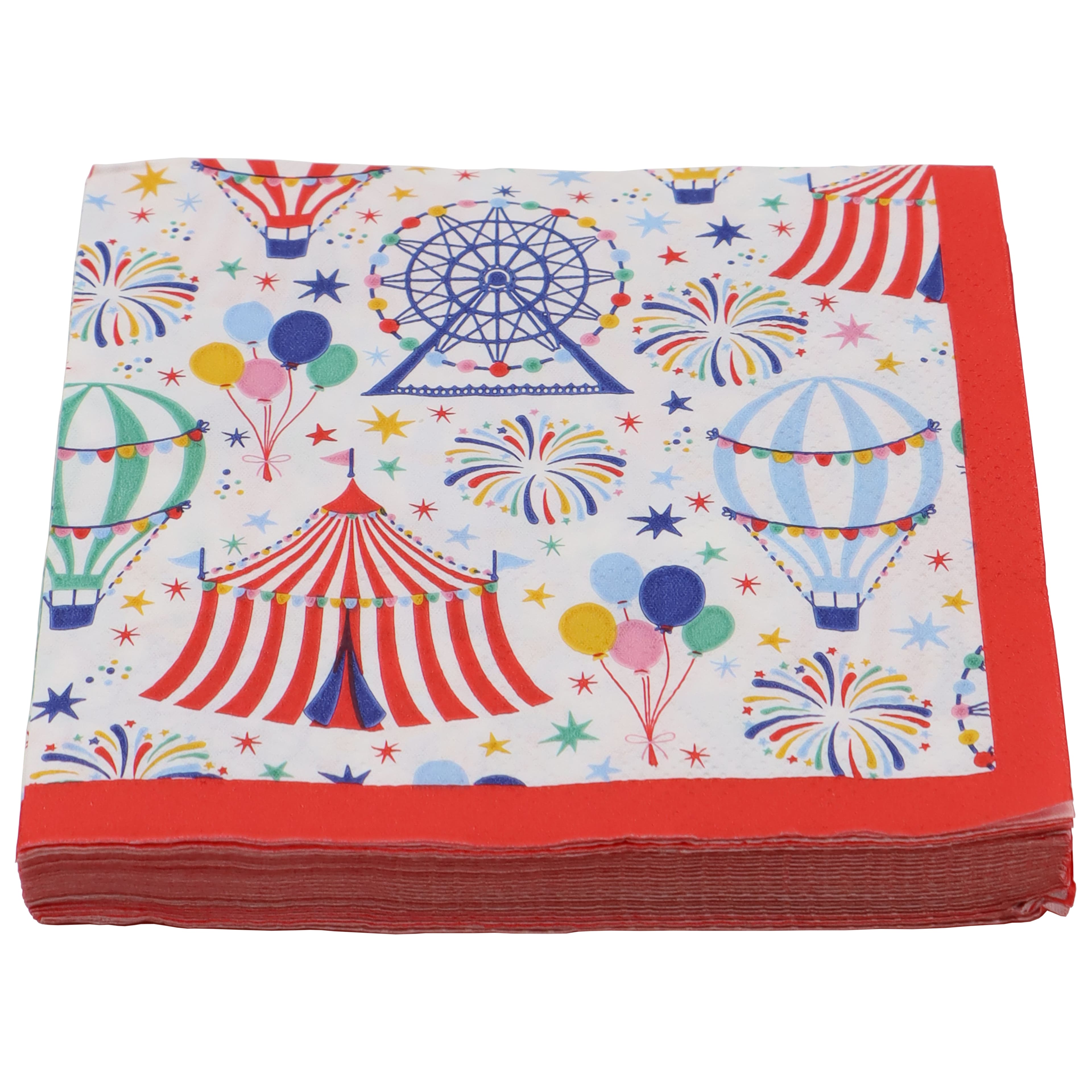 Circus Beverage Napkins, 20ct. by Celebrate It&#x2122;