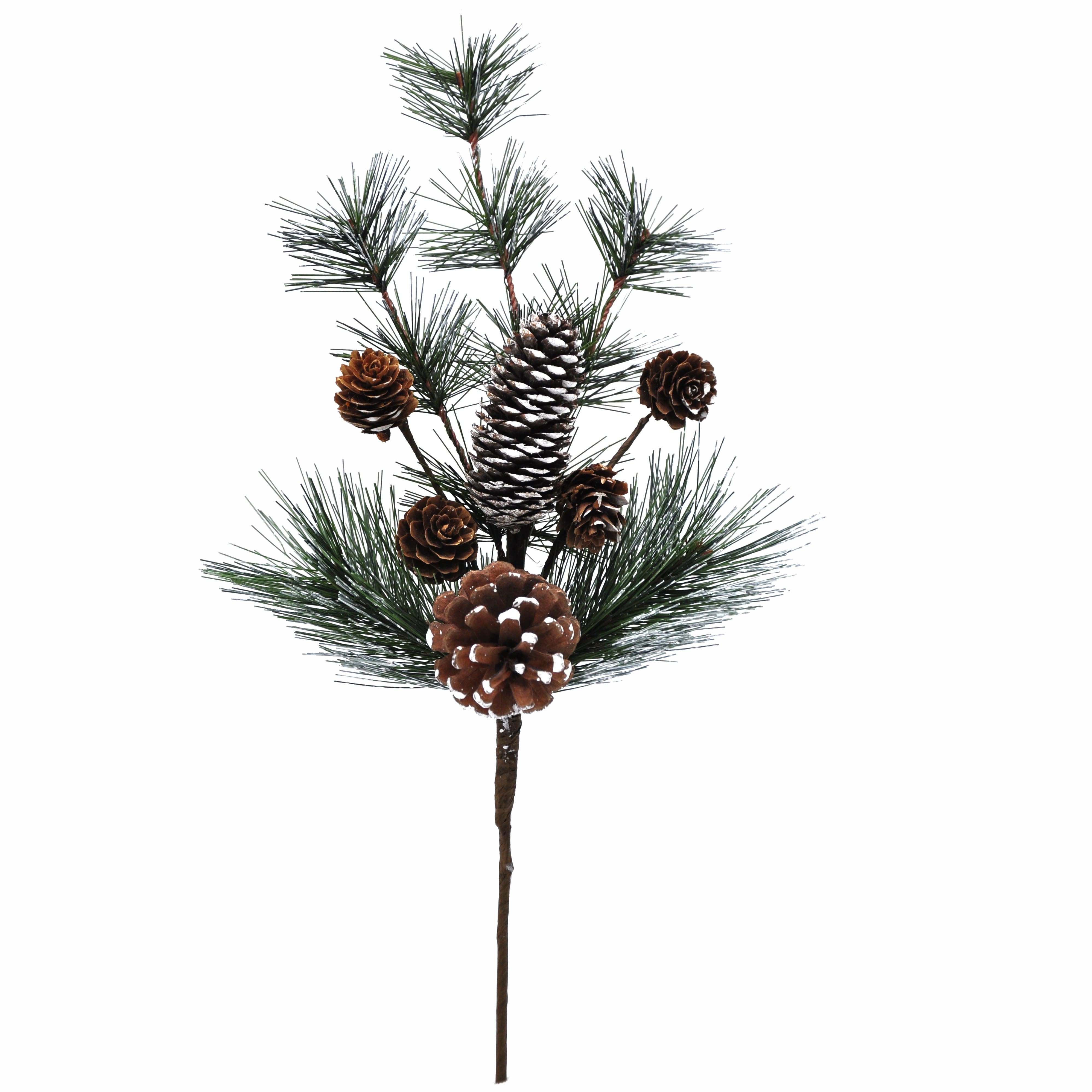 16&#x22; Snowy Pine &#x26; Pinecone Pick by Ashland&#xAE;