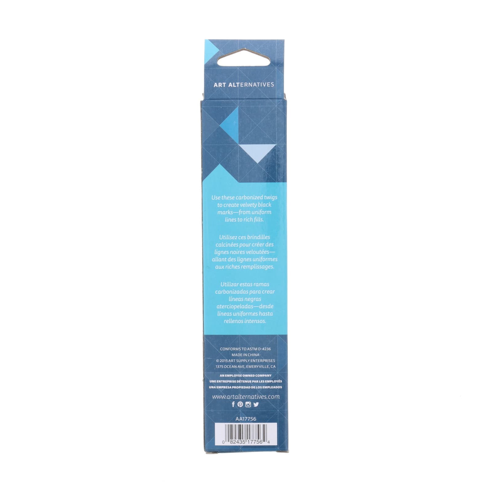 Art Alternatives Vine &#x26; Willow Extra Soft Charcoal Stick Set, 3ct.