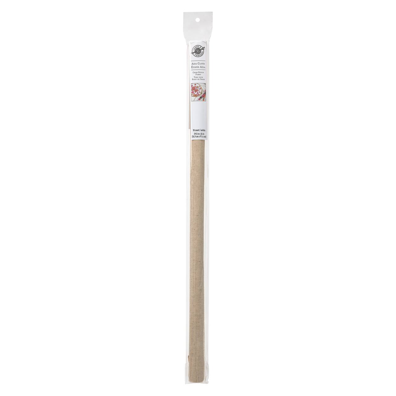 Loops & Threads™ Aida Cloth Cross Stitch Fabric, Oatmeal | Michaels