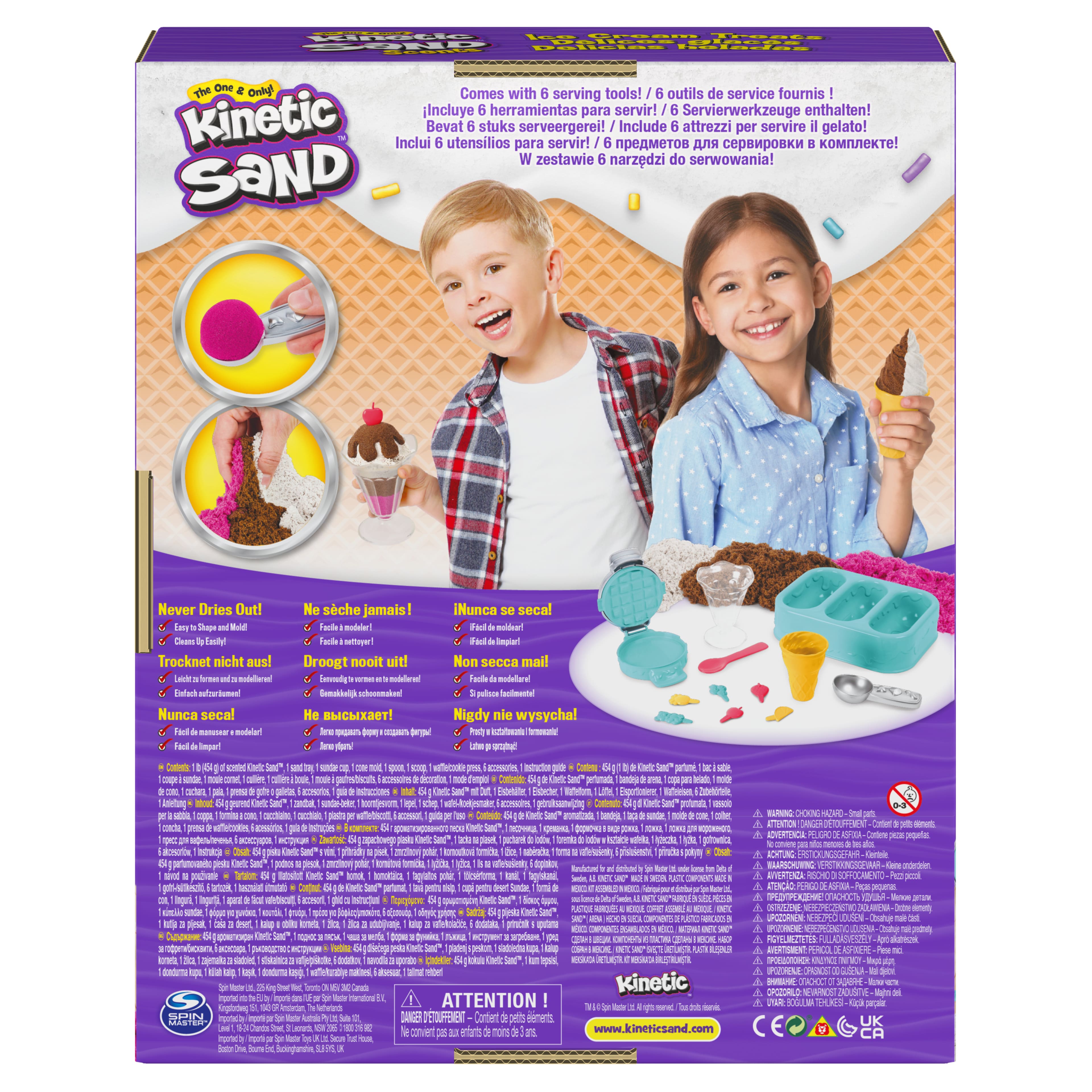 Kinetic Sand&#x2122; Ice Cream Treats Scented Playset