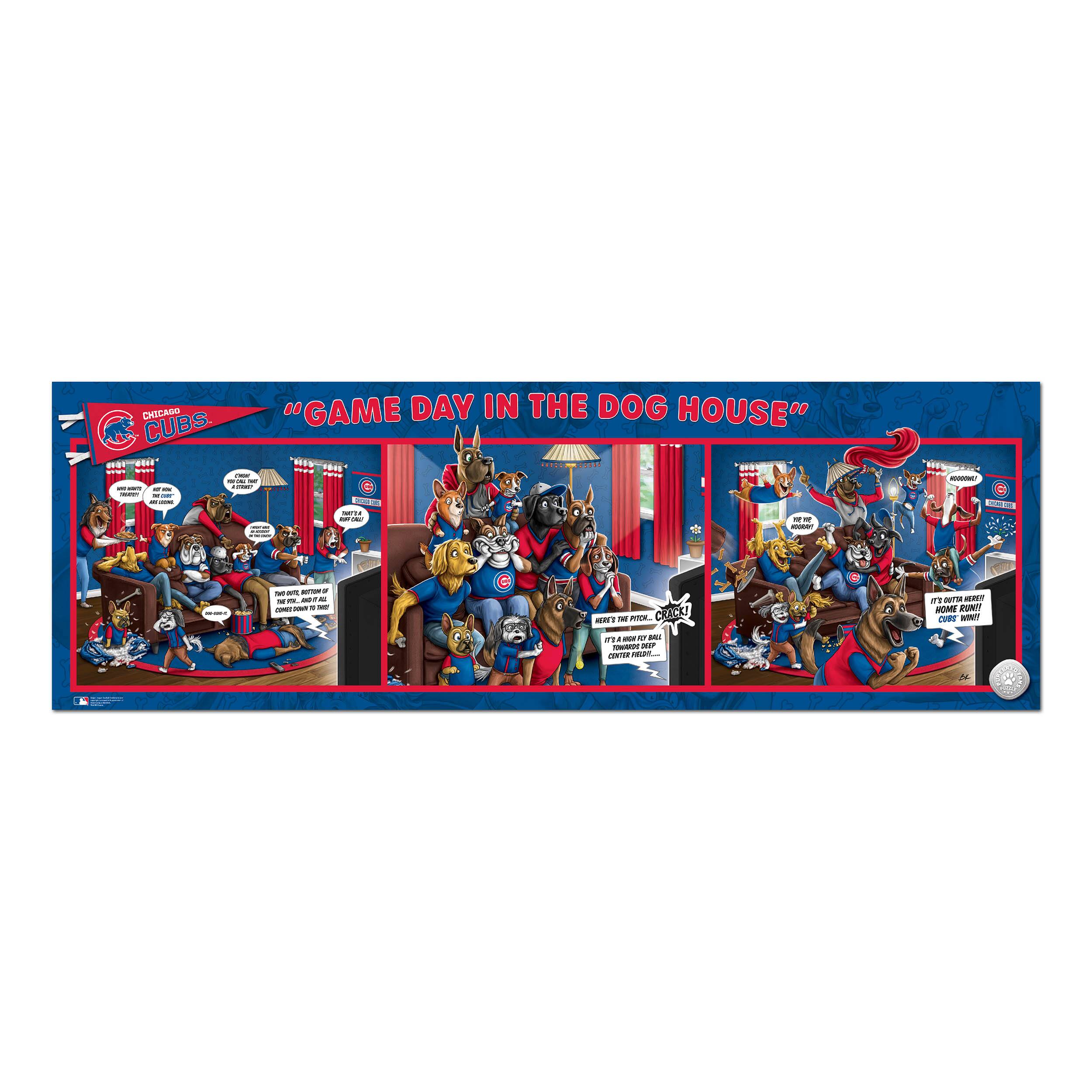 MLB Game Day in the Dog House 1,000 Piece Puzzle