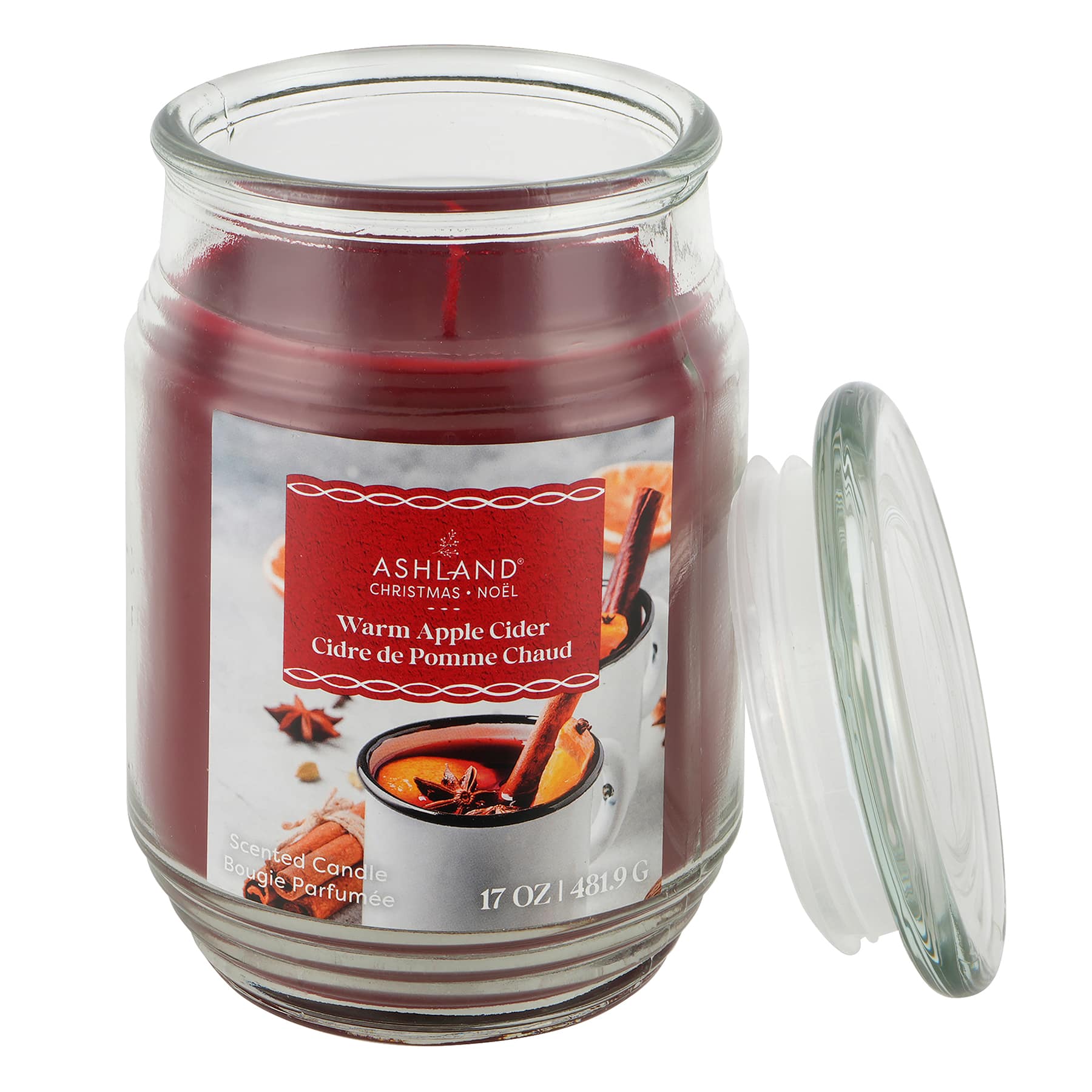 17oz. Warm Apple Cider Scented Jar Candle by Ashland&#xAE;