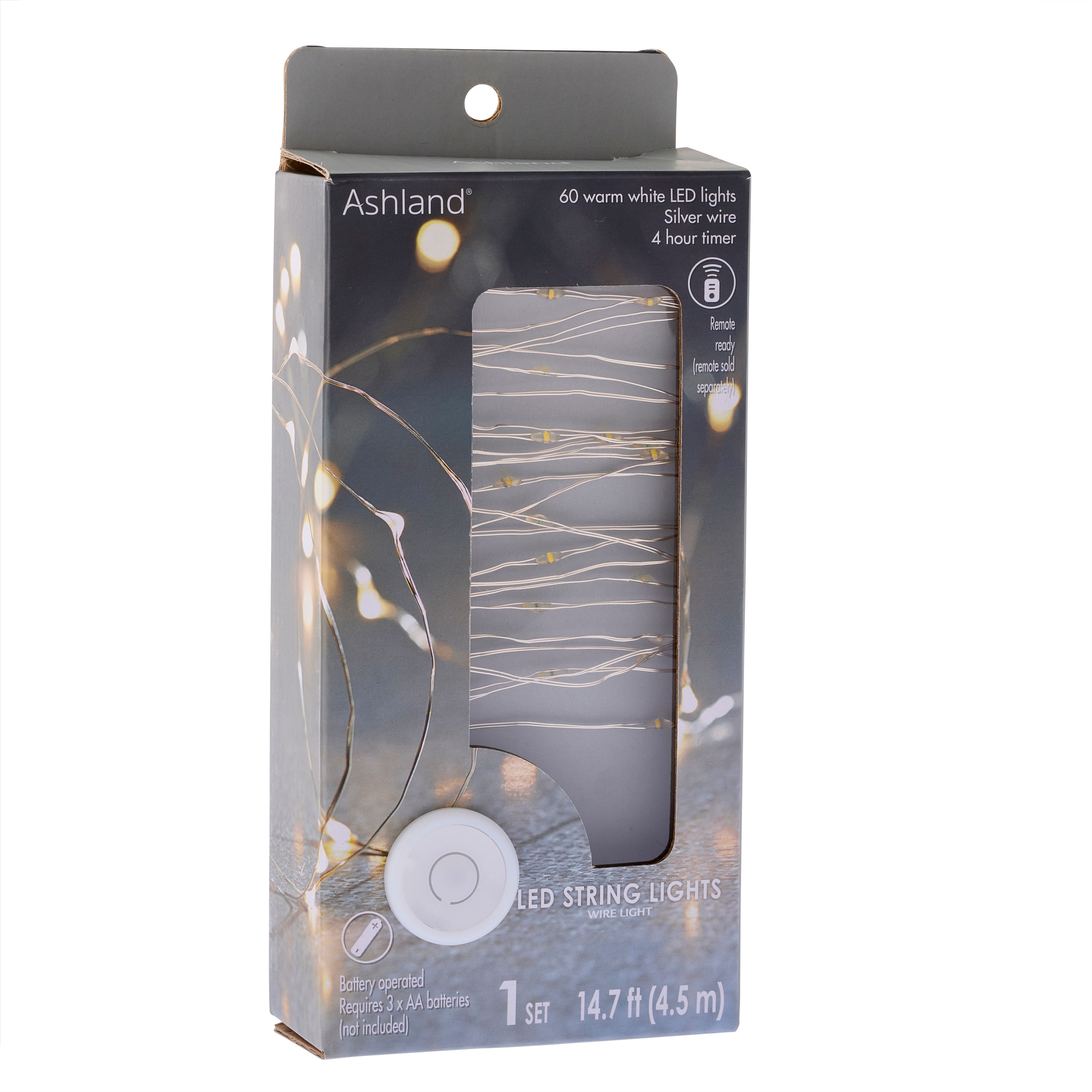 30ct. White LED String Lights by Ashland&#x2122;