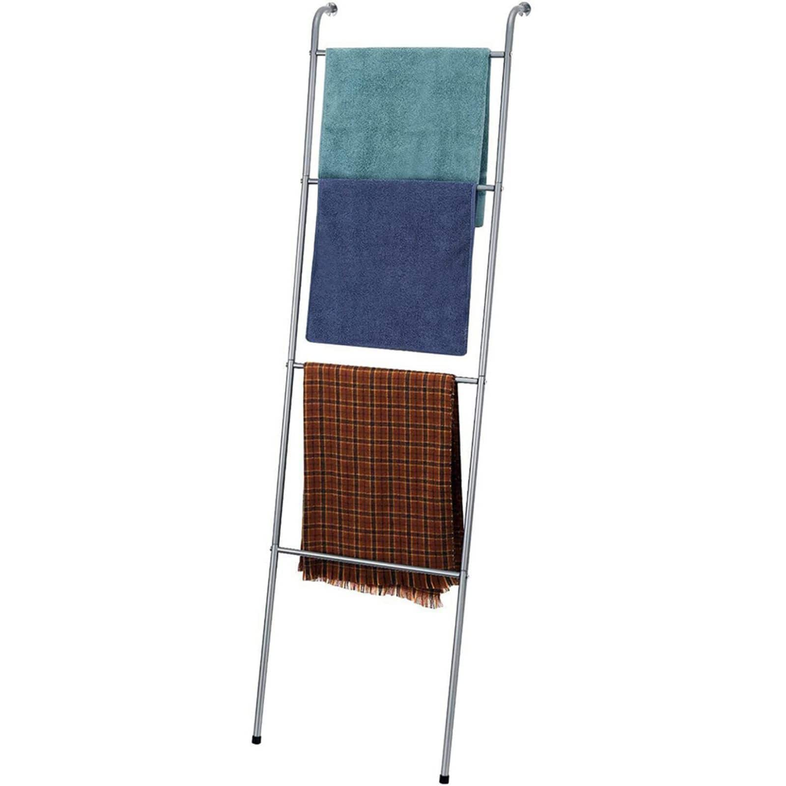 NEX&#x2122; 5ft. 4-Bar Wall-Leaning Free-Standing Blanket Ladder