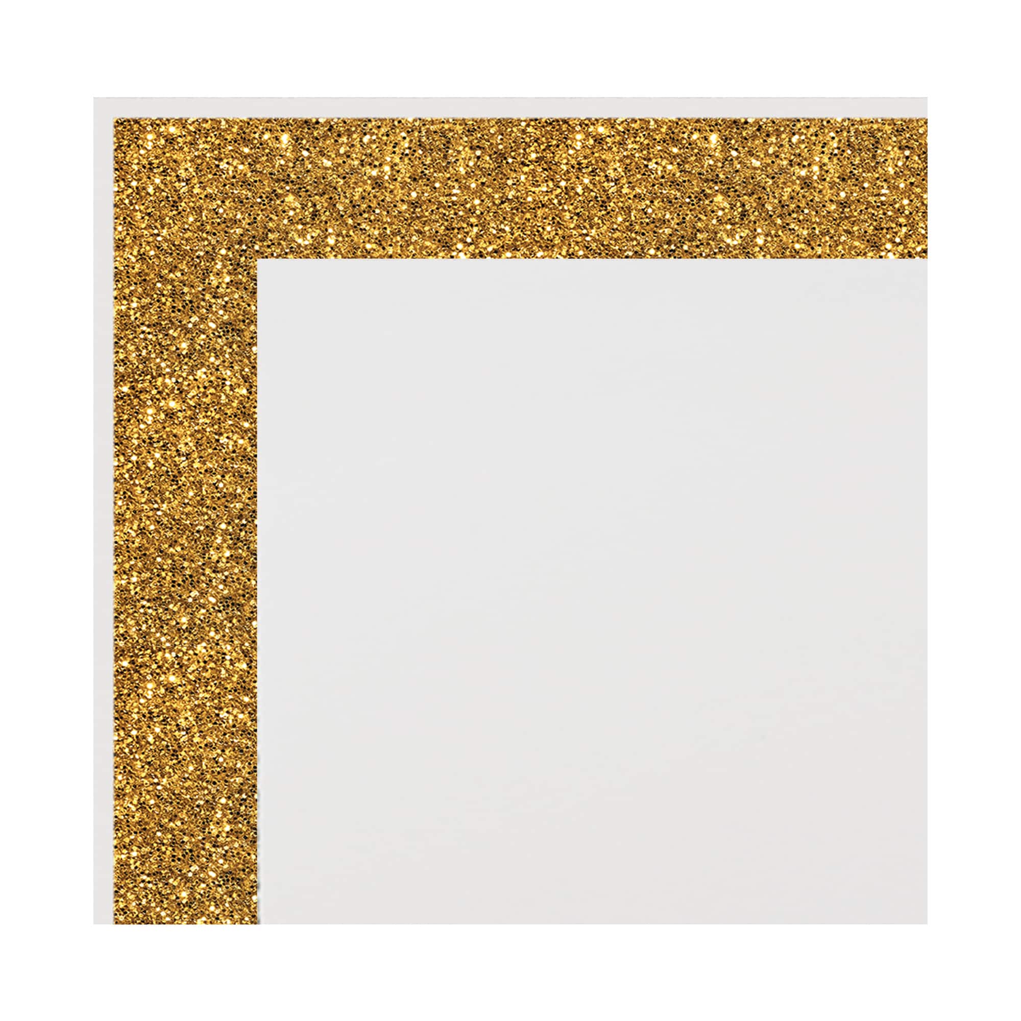 25 Pack: Royal Brites® Gold Glitter Glam Poster Board