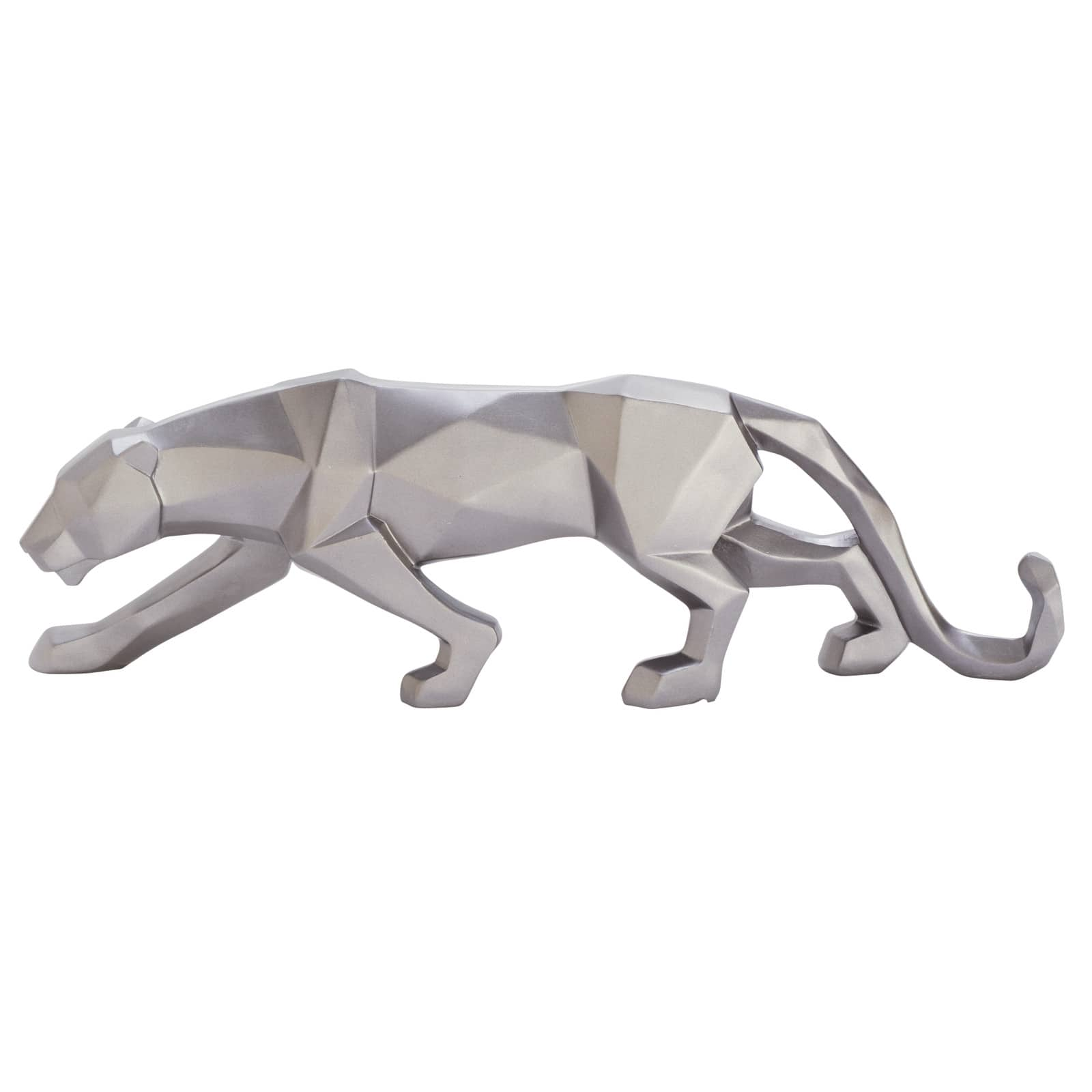 CosmoLiving by Cosmopolitan Silver Leopard Sculpture | Michaels®