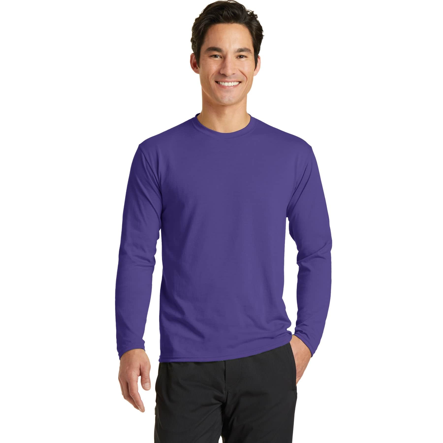 Port & Company® Long Sleeve Performance Blend T-Shirt