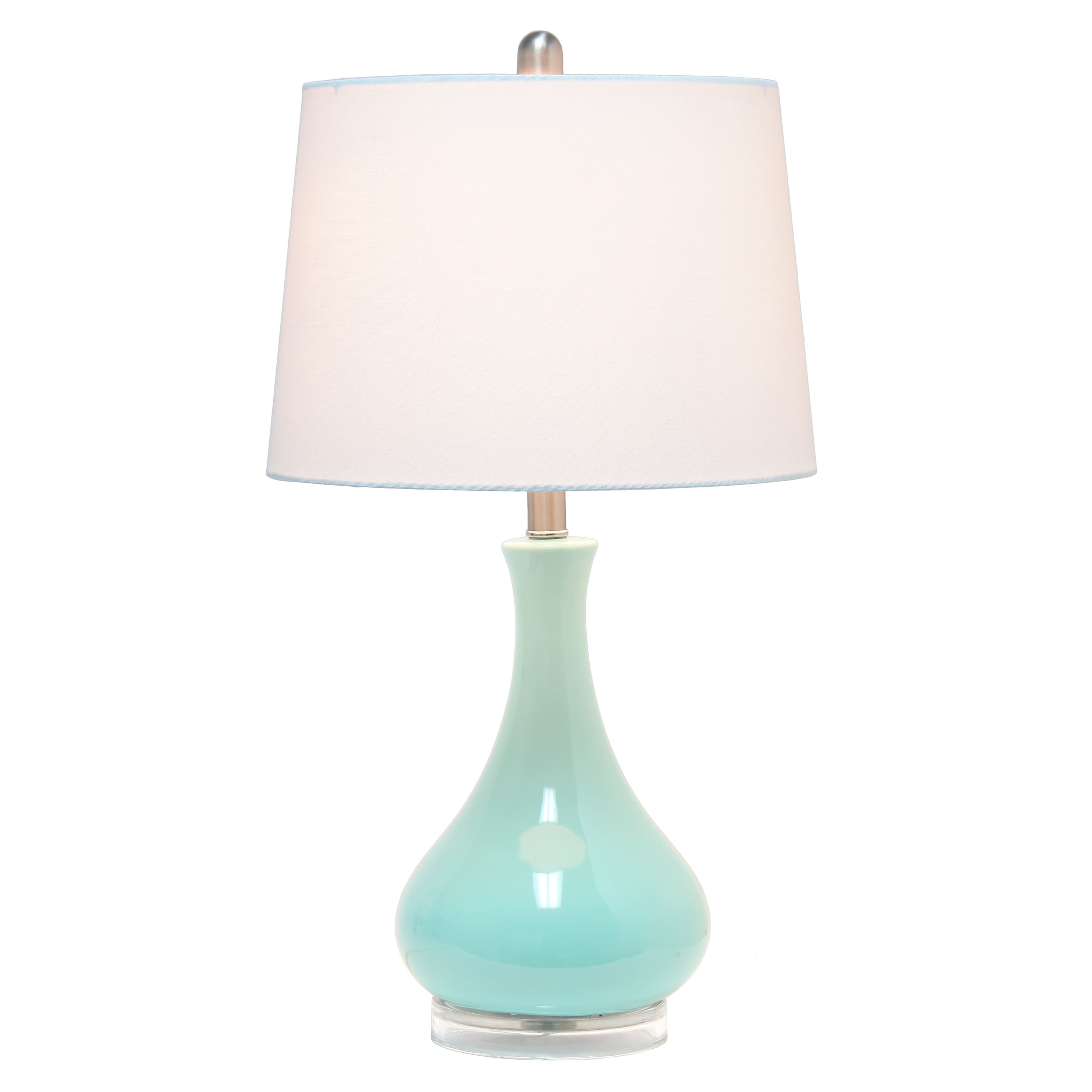 Lalia Home 26&#x22; Droplet Table Lamp with Fabric Shade
