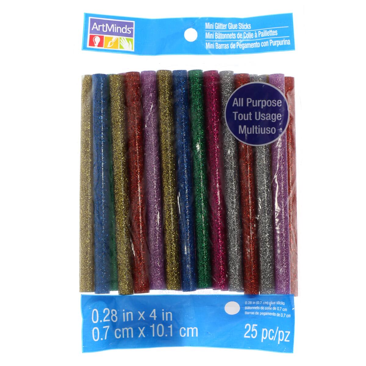 12 Pack: Mini Glitter Glue Sticks by ArtMinds® | Michaels