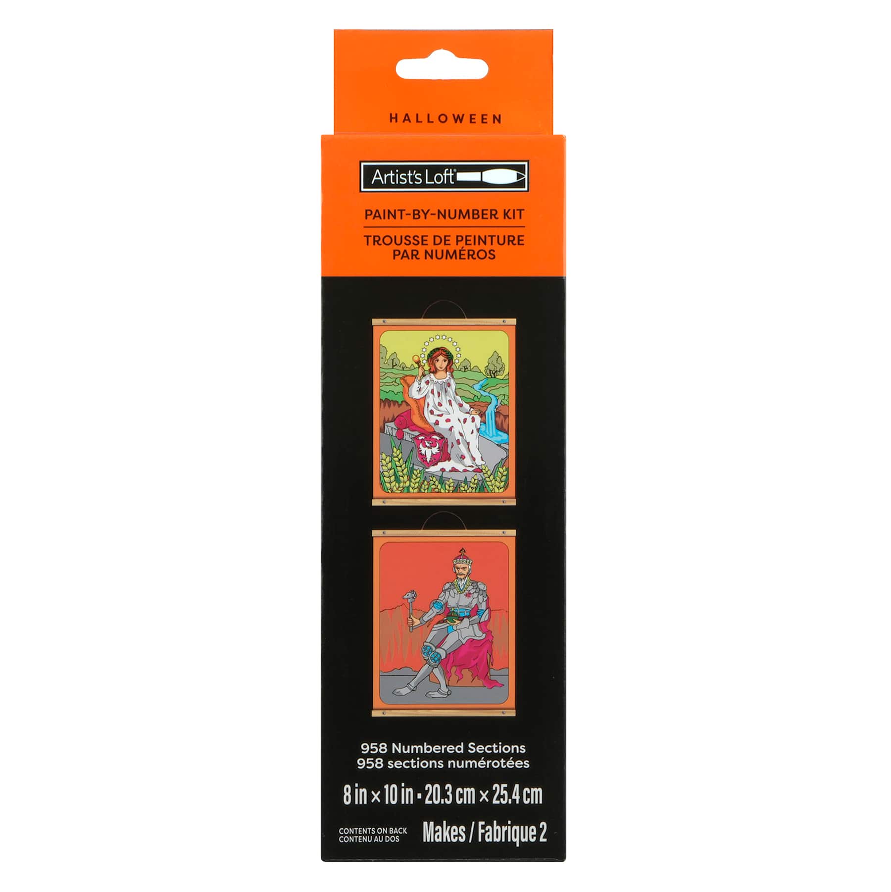 8&#x22; x 10&#x22; Emperor &#x26; Empress Tarot Paint-by-Number Kit by Artist&#x27;s Loft&#xAE;
