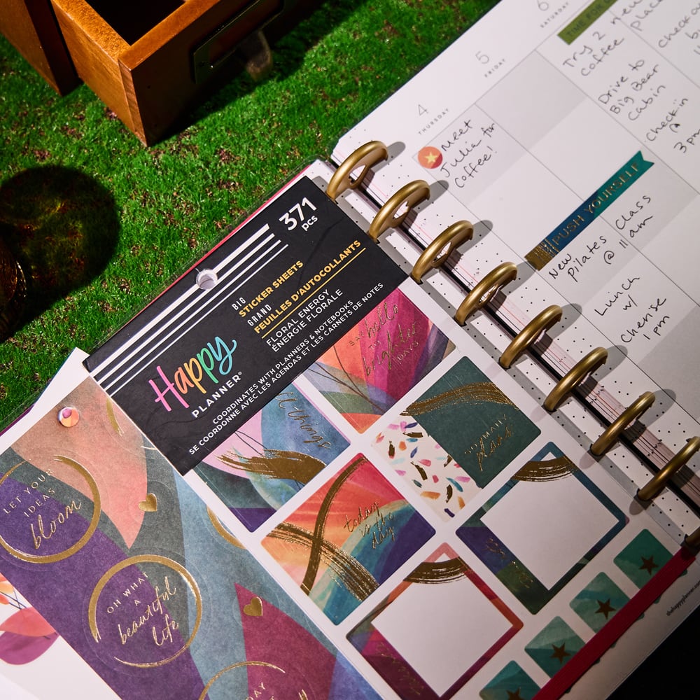 The Big Happy Planner&#xAE; Floral Energy