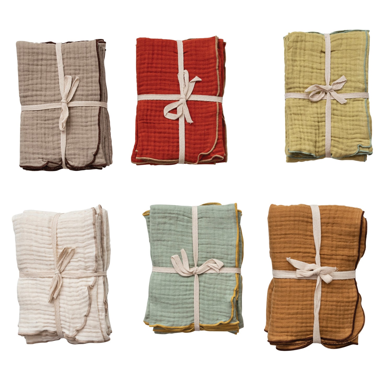 Square Woven Double Cloth Napkins Set