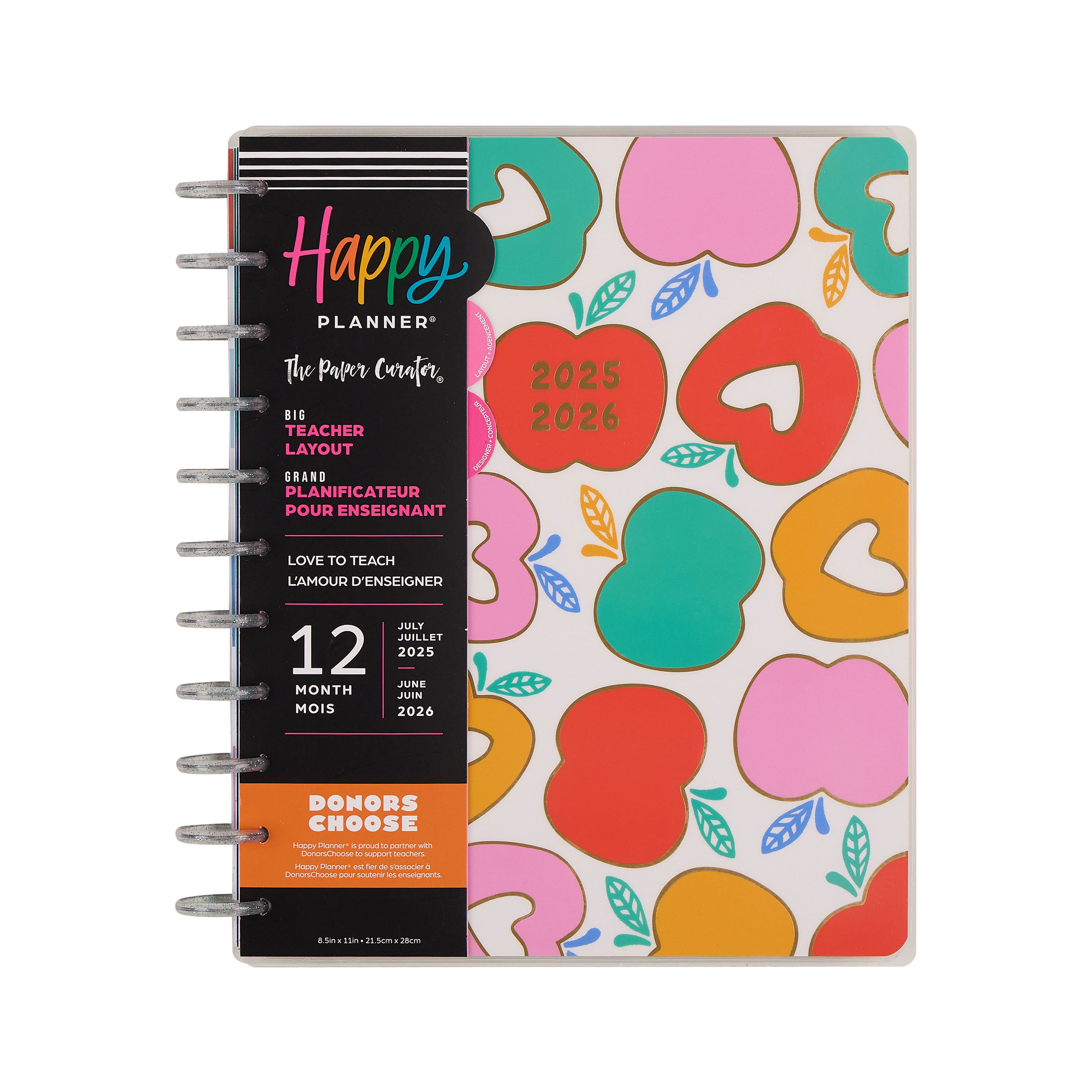 The Big Happy Planner&#xAE; 2025-2026 Love to Teach Customizable Planner