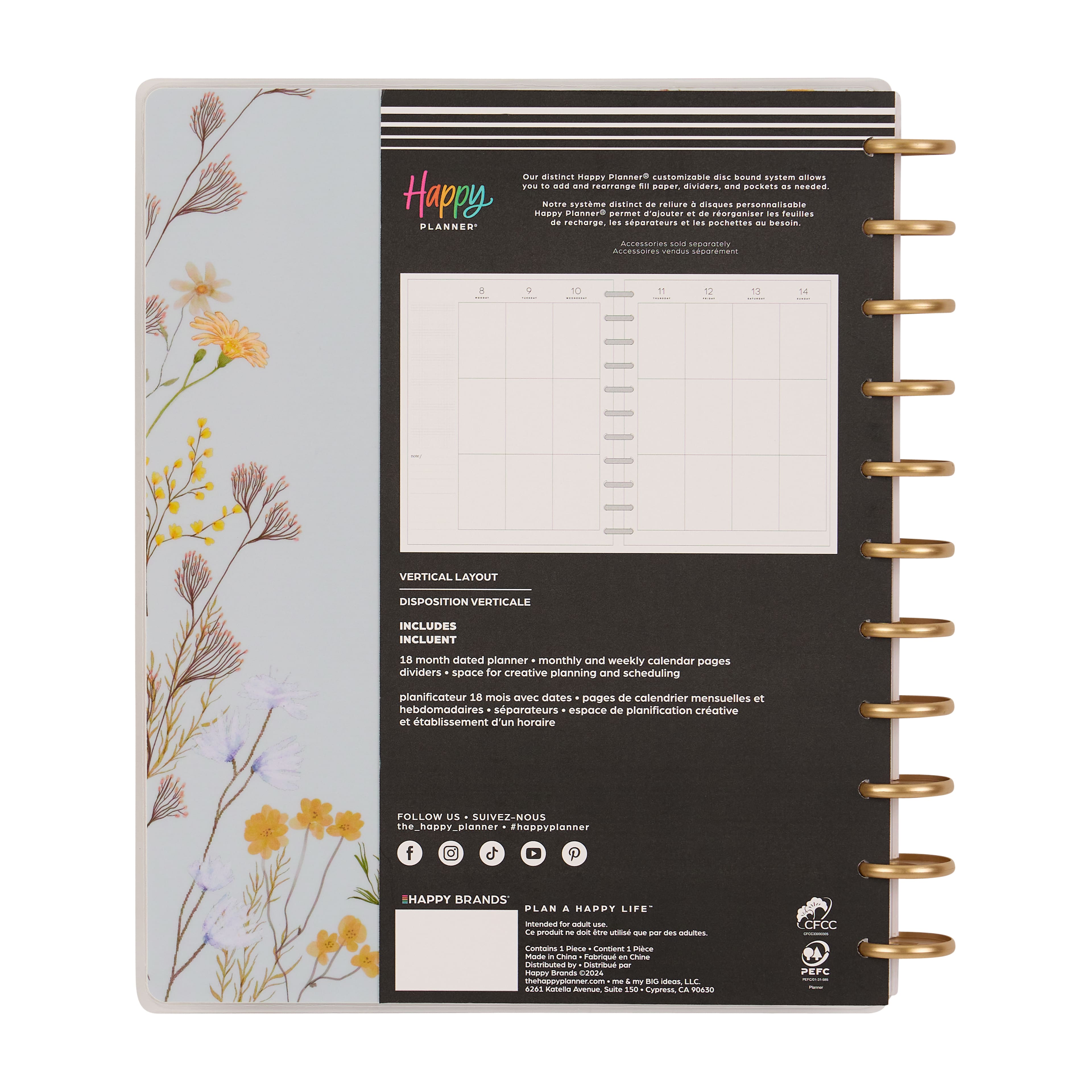The Big Happy Planner&#xAE; Spring Fields
