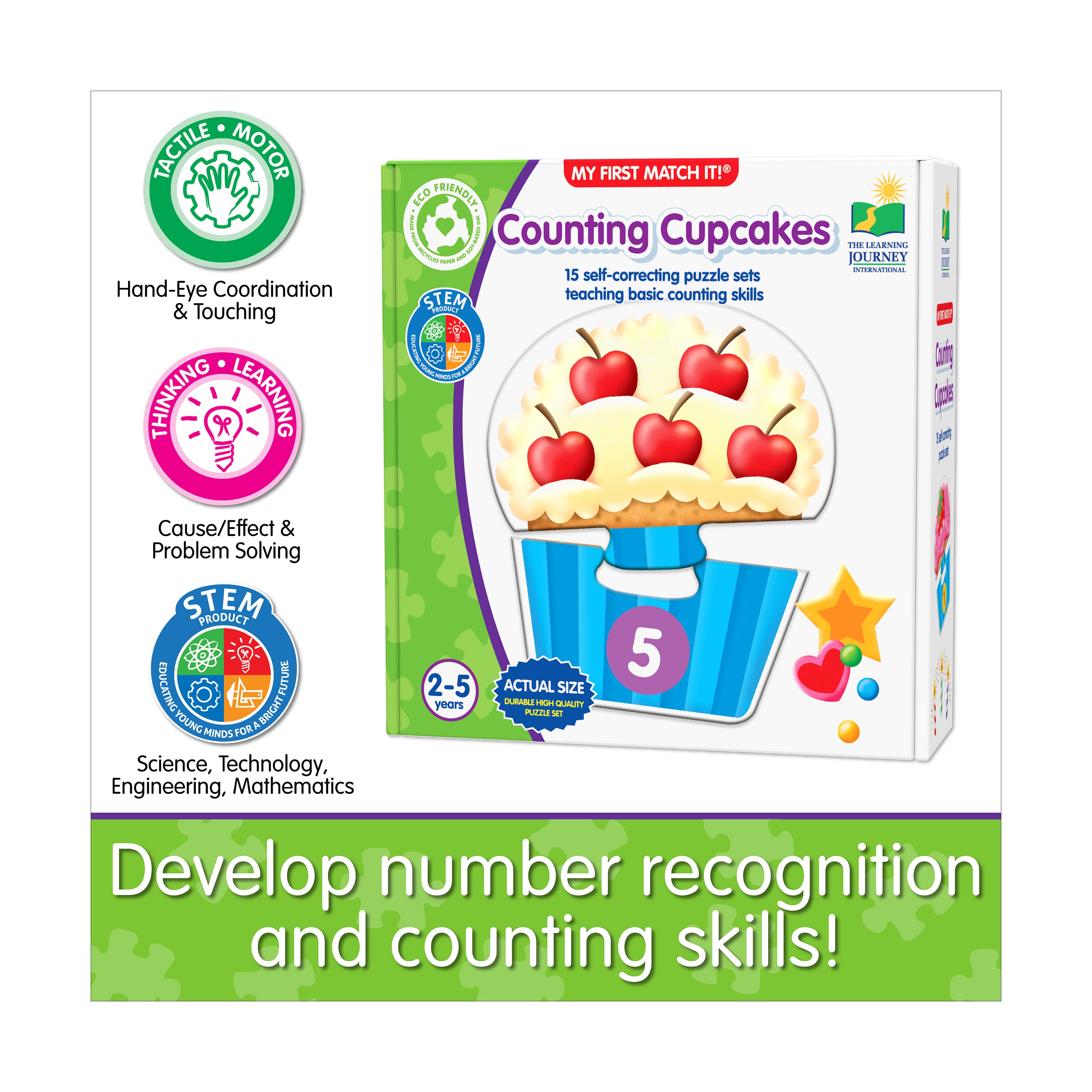 My First Match It! - Counting Cupcakes