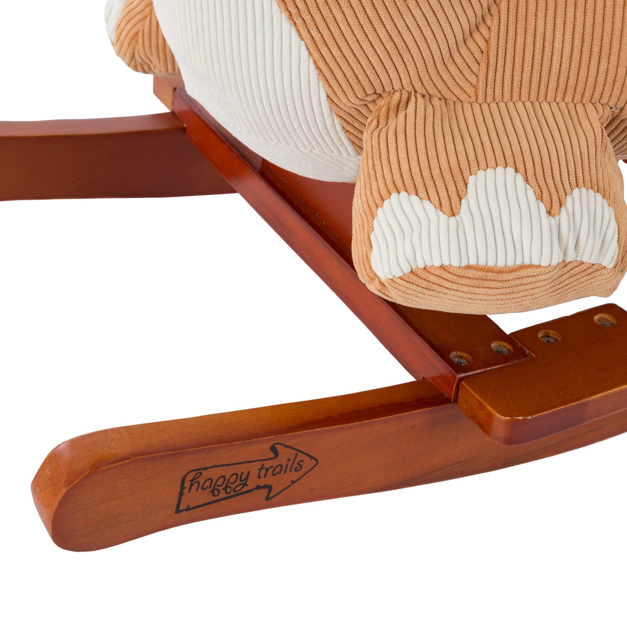 Toy Time Plush Rocking Horse Ride-On with Seat