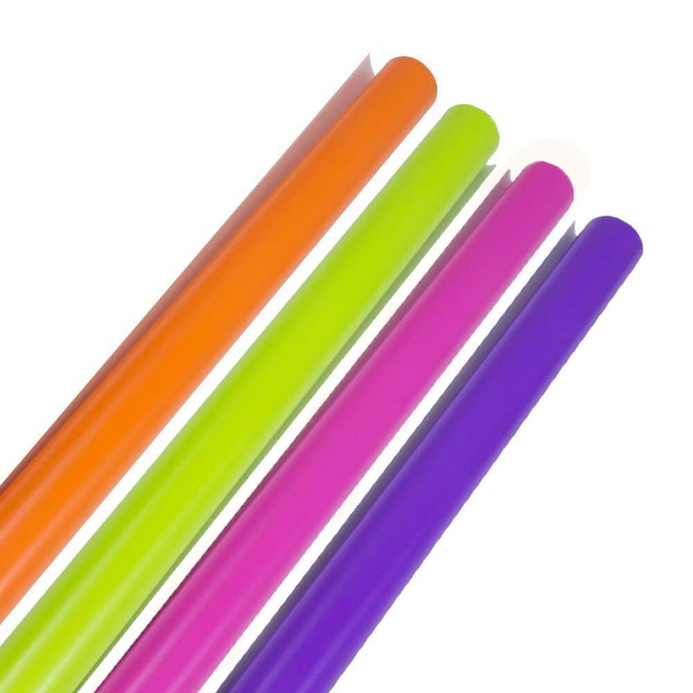 JAM Paper Fashion Colors Assorted Gift Wrap, 4ct.