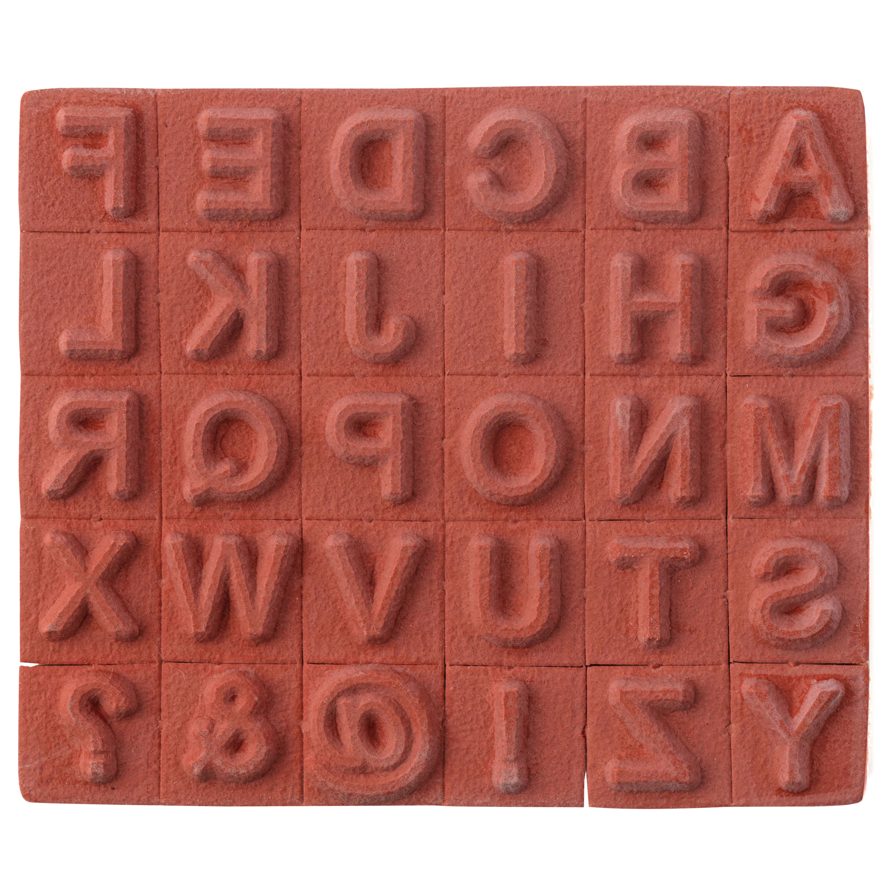 Small Uppercase Alphabet Wood Stamp Set by Recollections&#x2122;