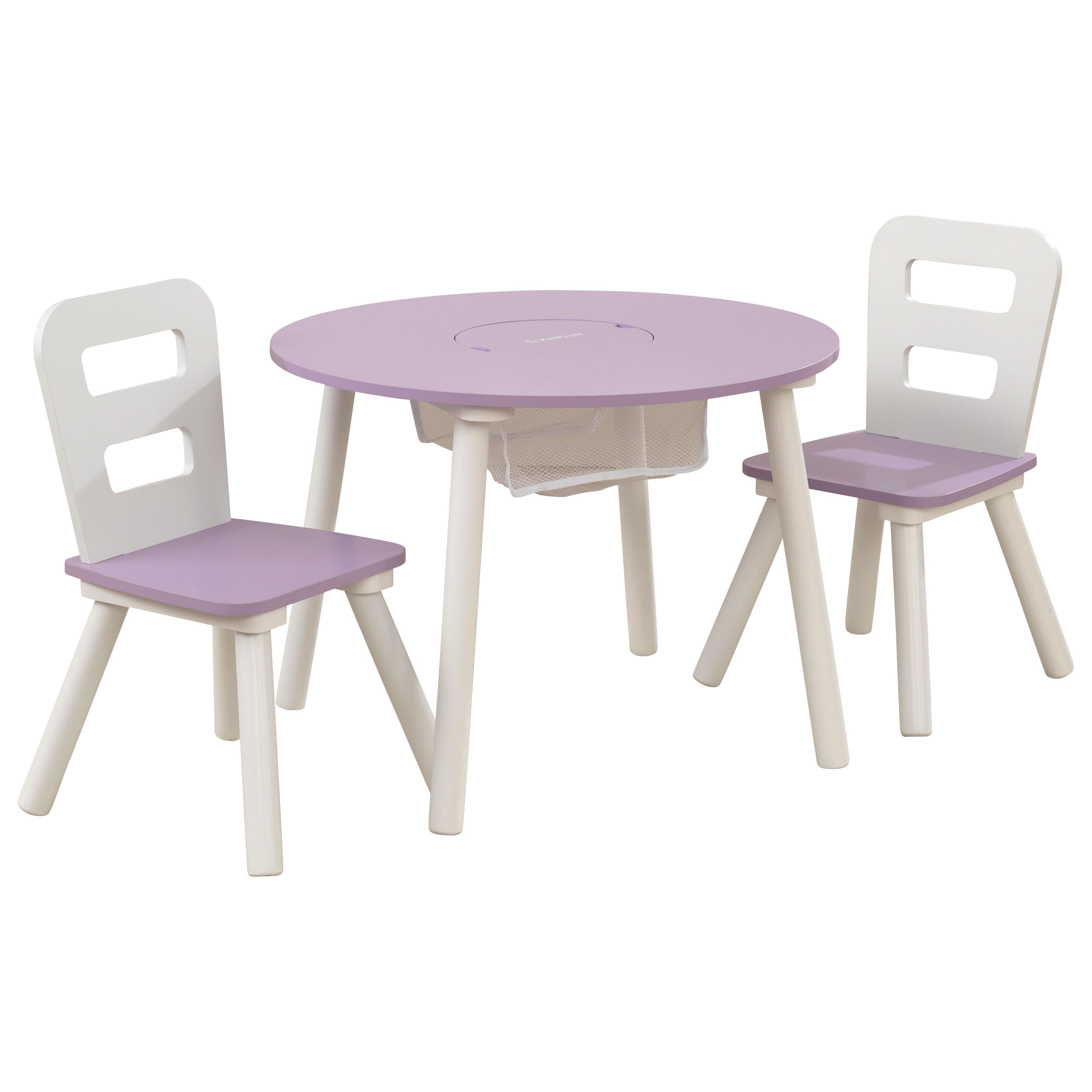 KidKraft Round Storage Table & 2 Chair Set
