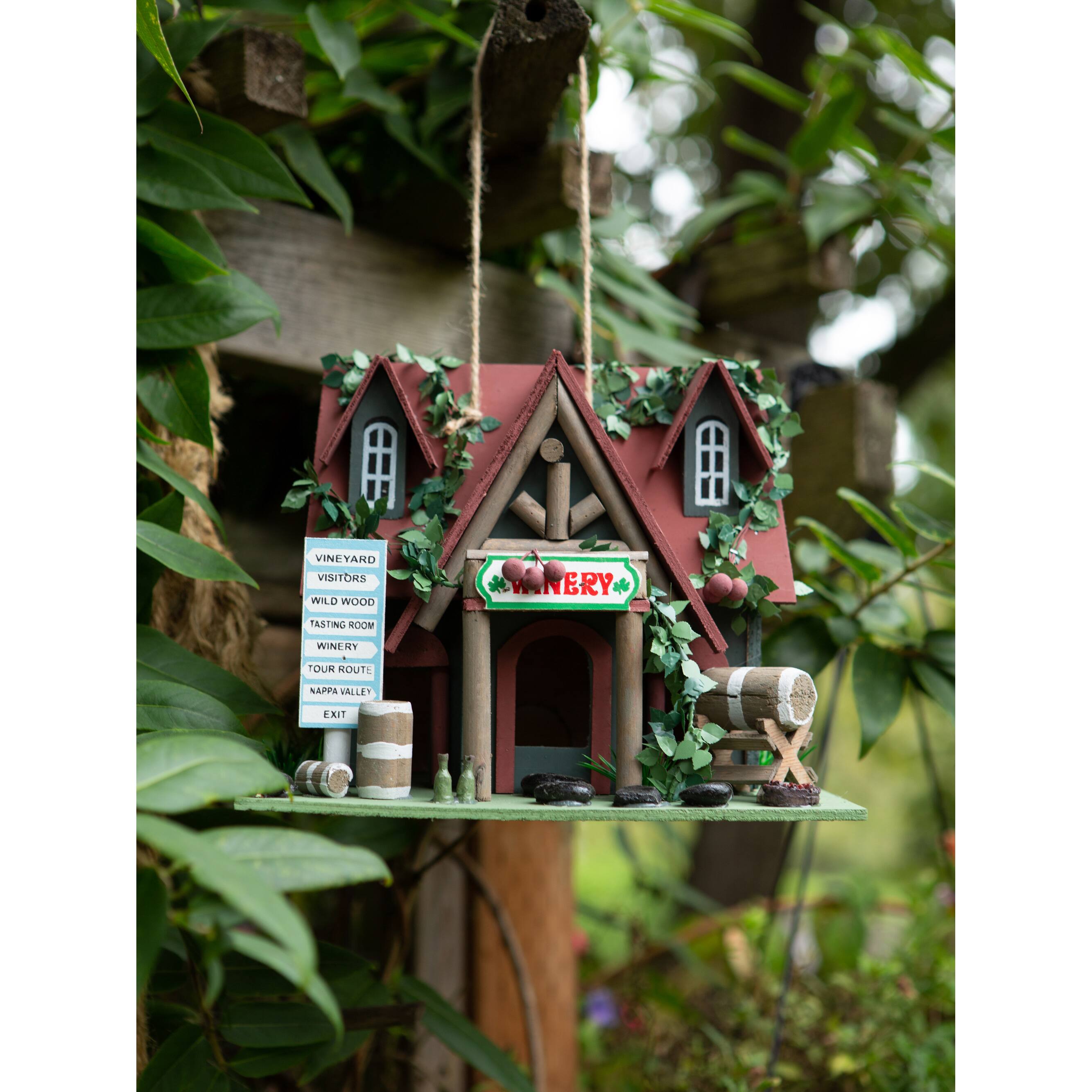 8&#x22; Cottage Winery Birdhouse