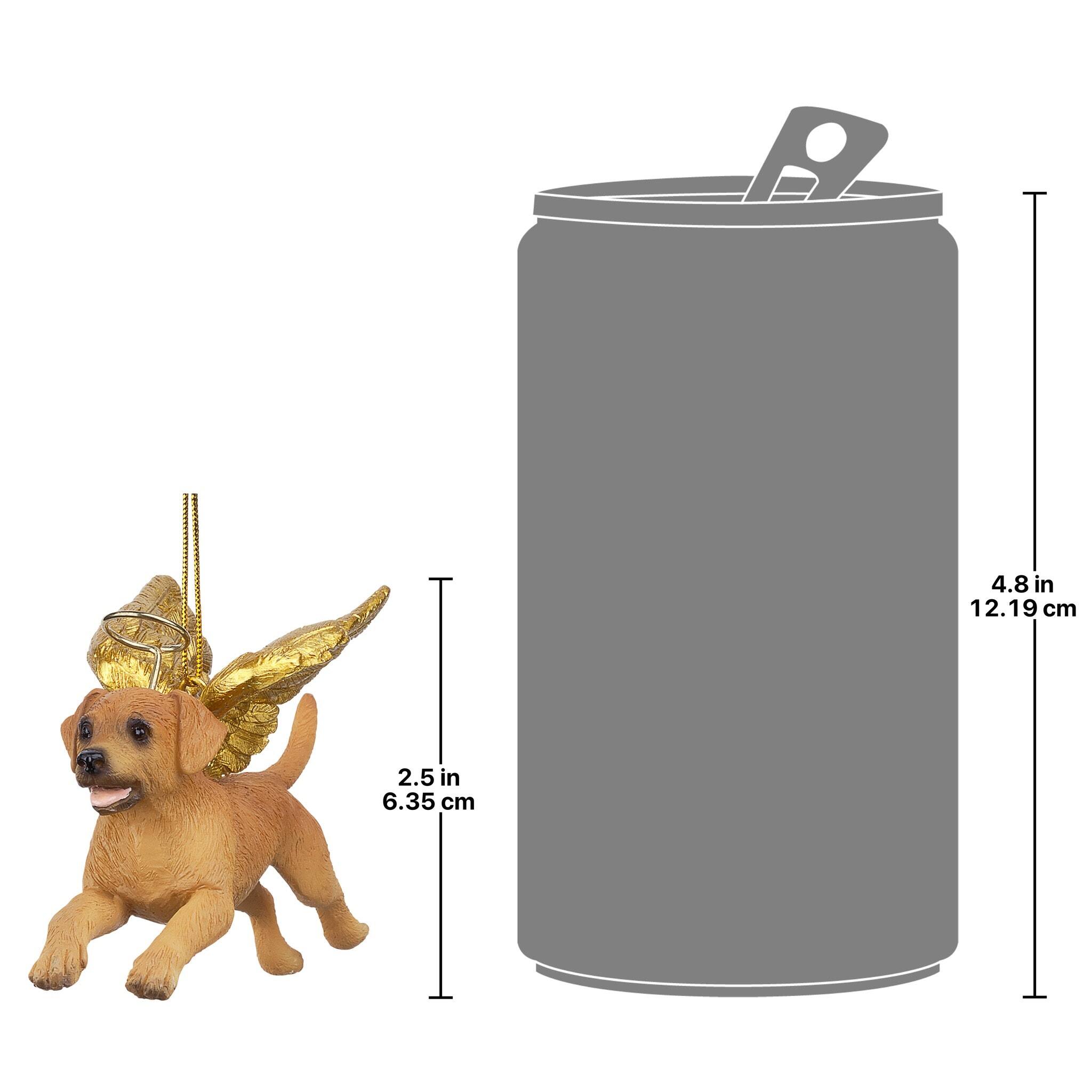 Design Toscano Honor the Pooch Golden Retriever Holiday Dog Angel Ornament