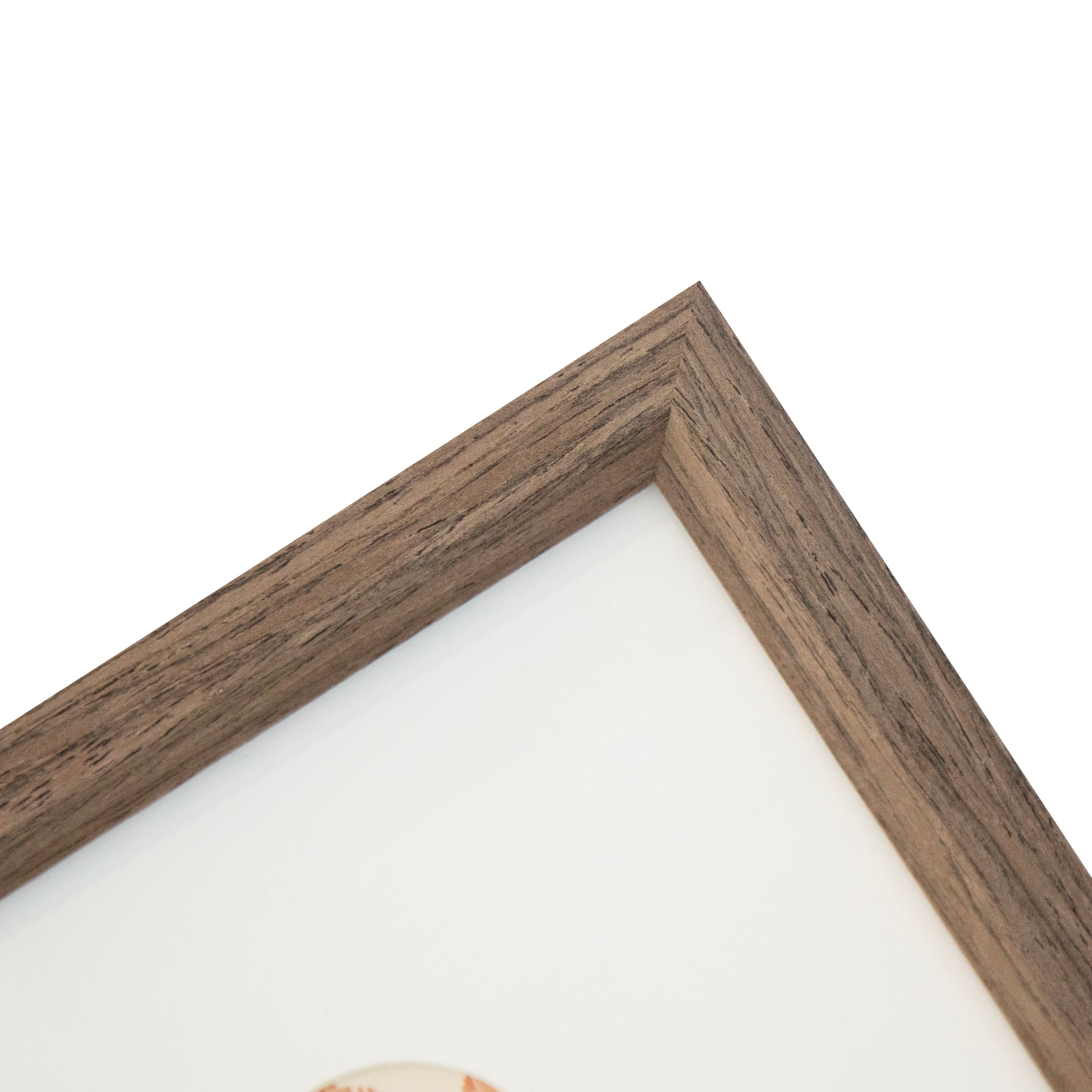 Neutral Basic Dark Brown Frame with Mat by Studio D&#xE9;cor&#xAE;