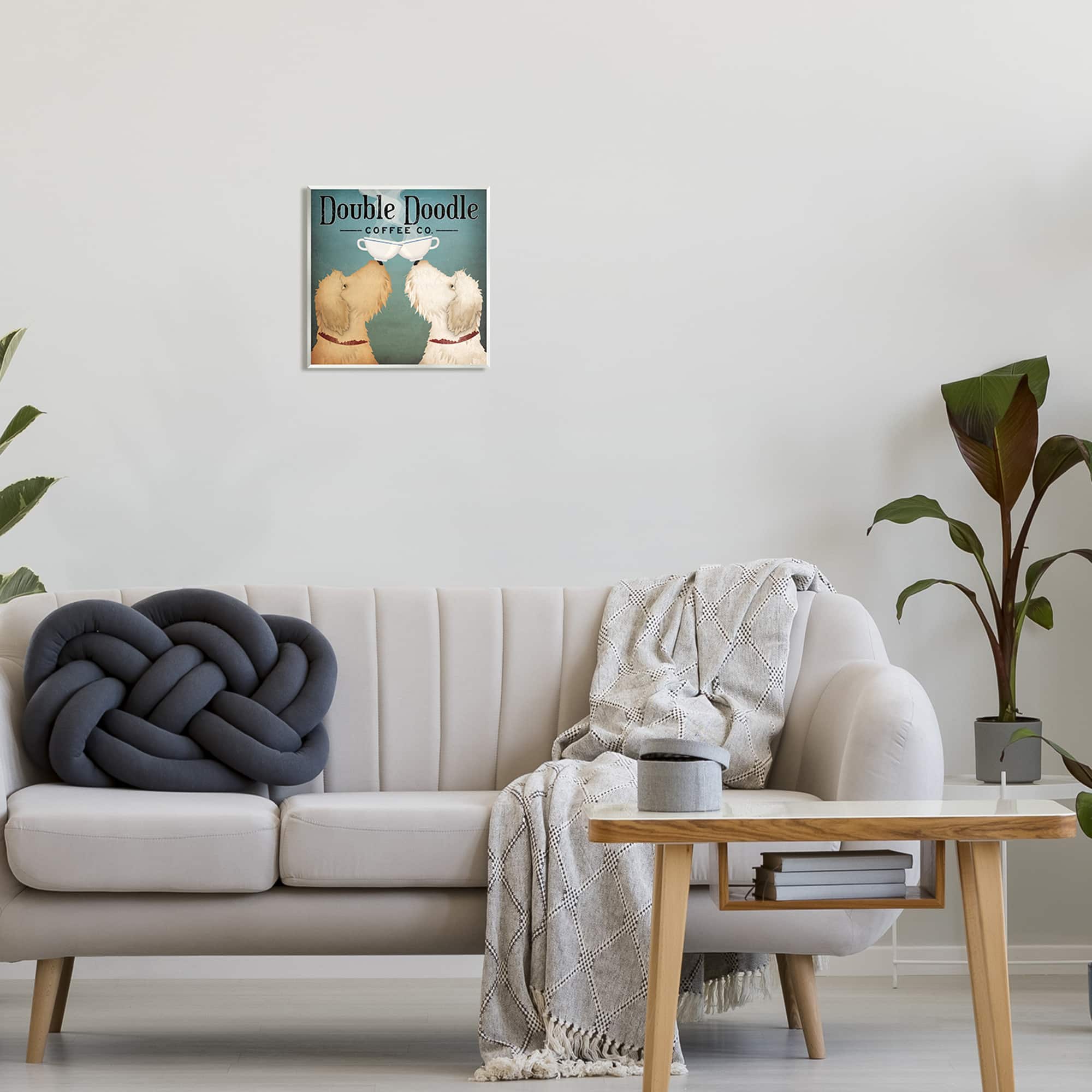 Stupell Industries Doodle Coffee Co. Wall Plaque Art