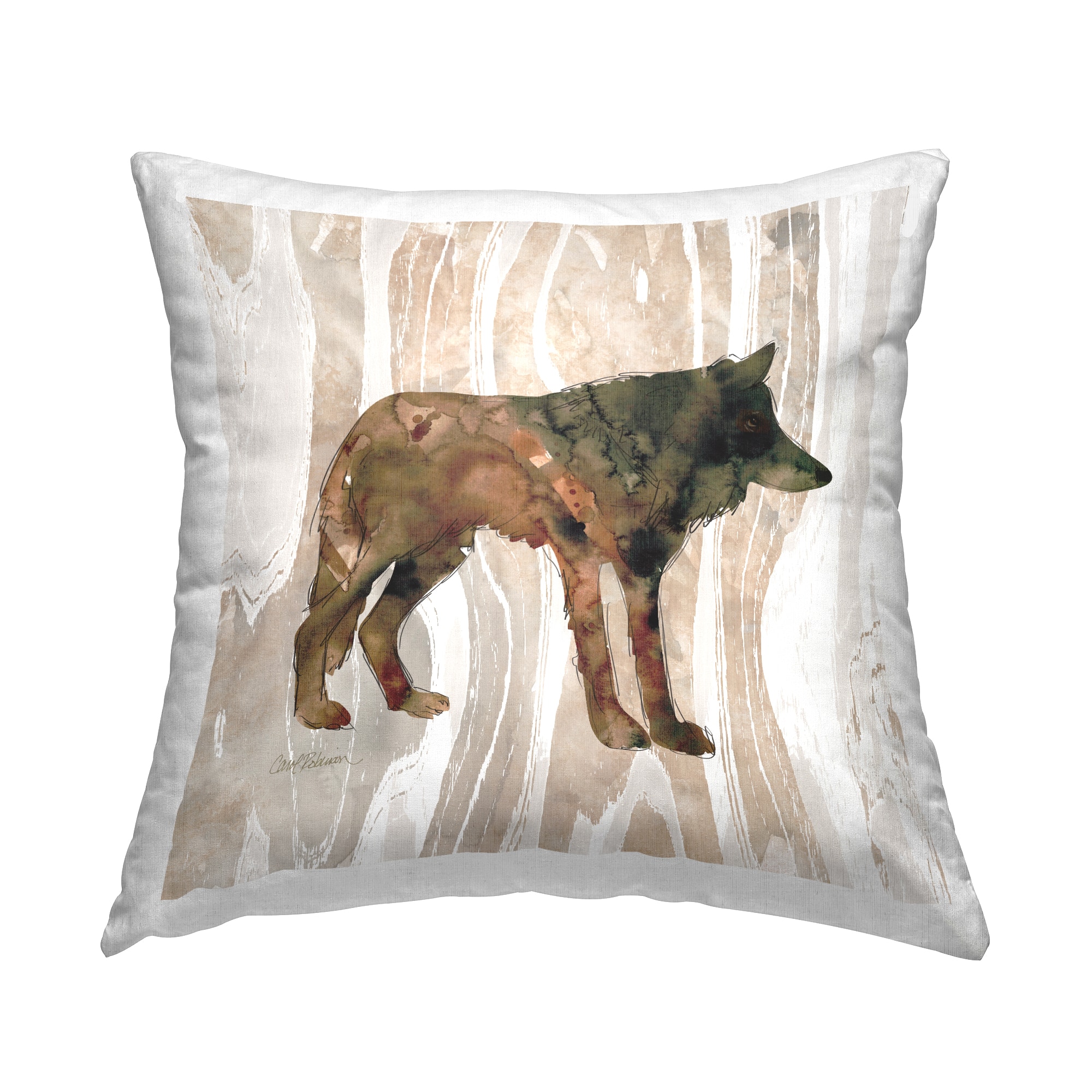 Wolf 2024 throw pillows