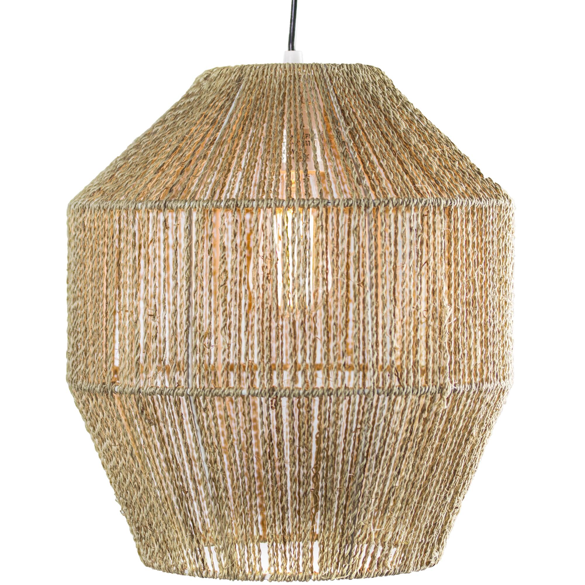 14'' Hemp Rope Pendant Lamp
