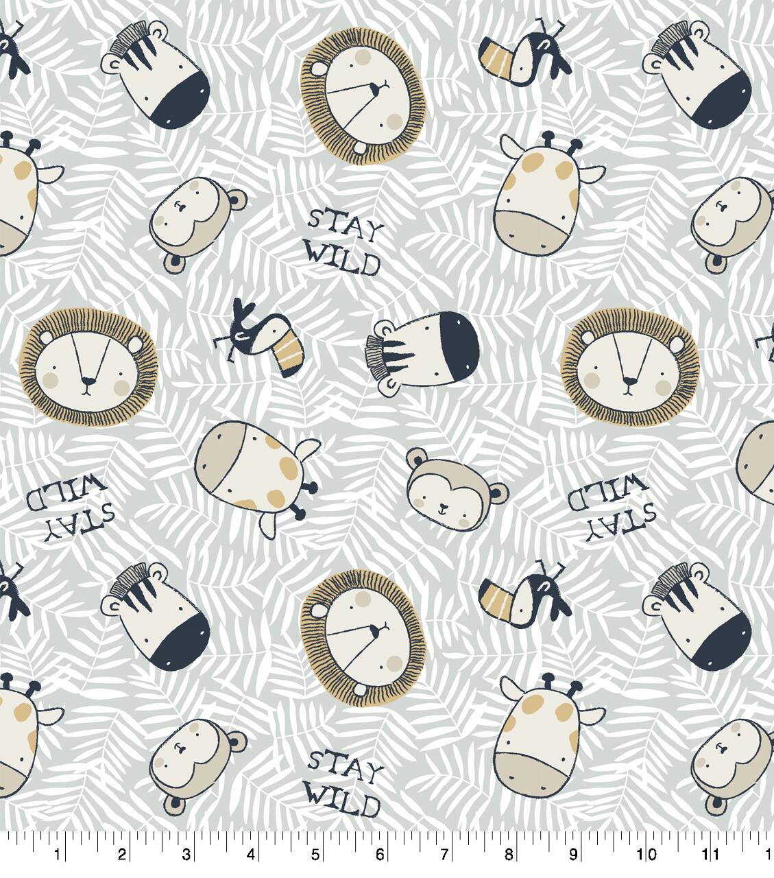 Springs Creative Stay Wild Cotton Fabric