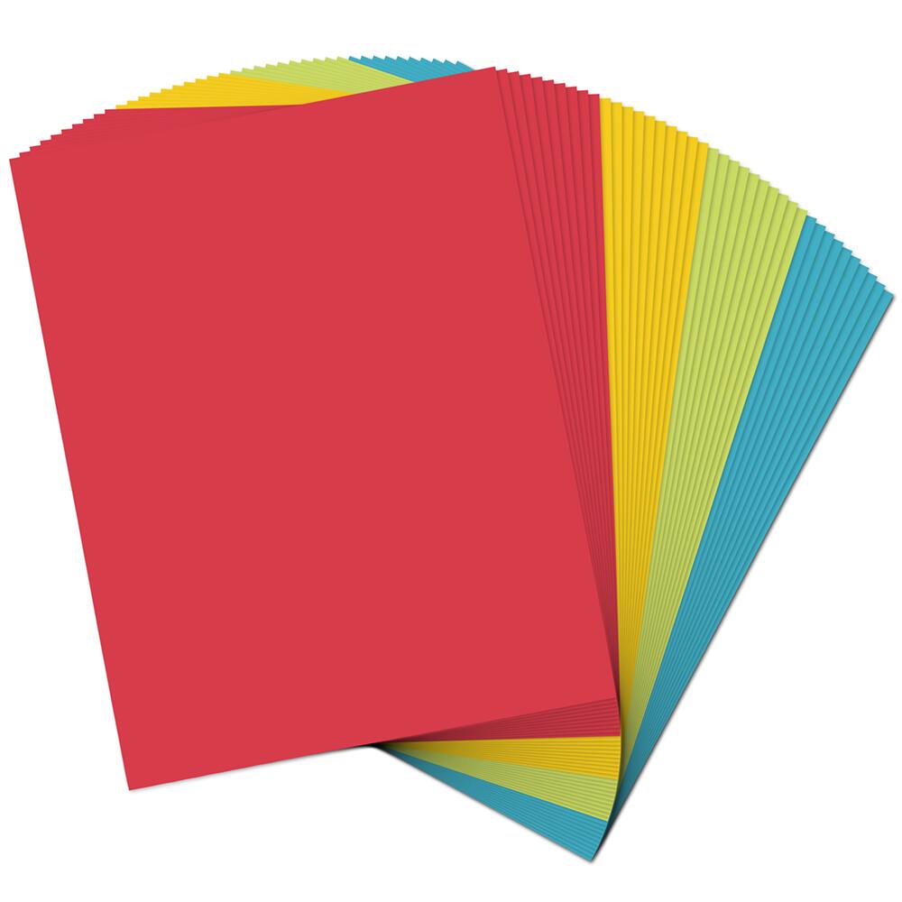 JAM Paper Assorted Bright Color Full Sheet Shipping Labels, 8.5" x 11"