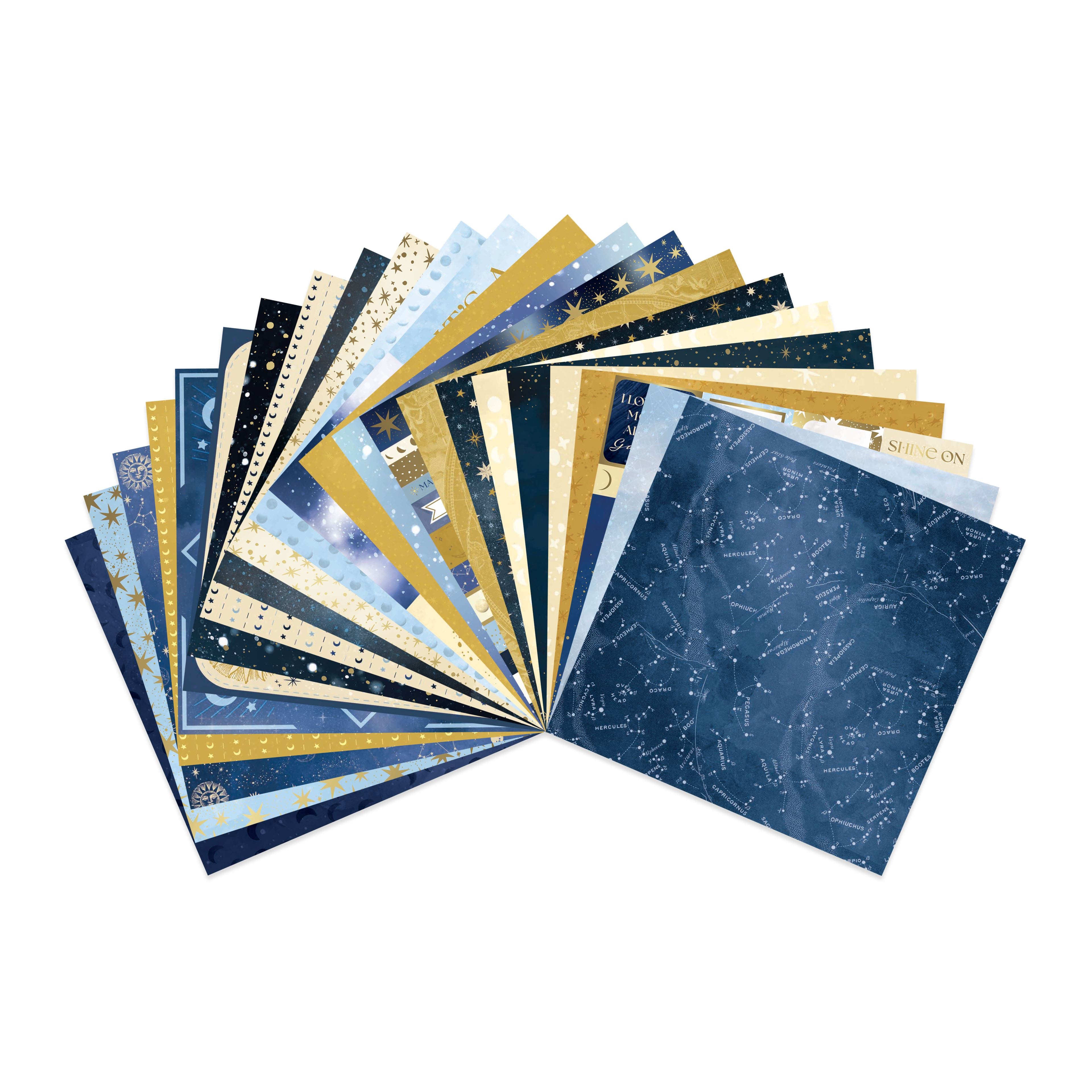 Craft Smith 12&#x22; x 12&#x22; Star Dust Paper Pad, 48 Sheets